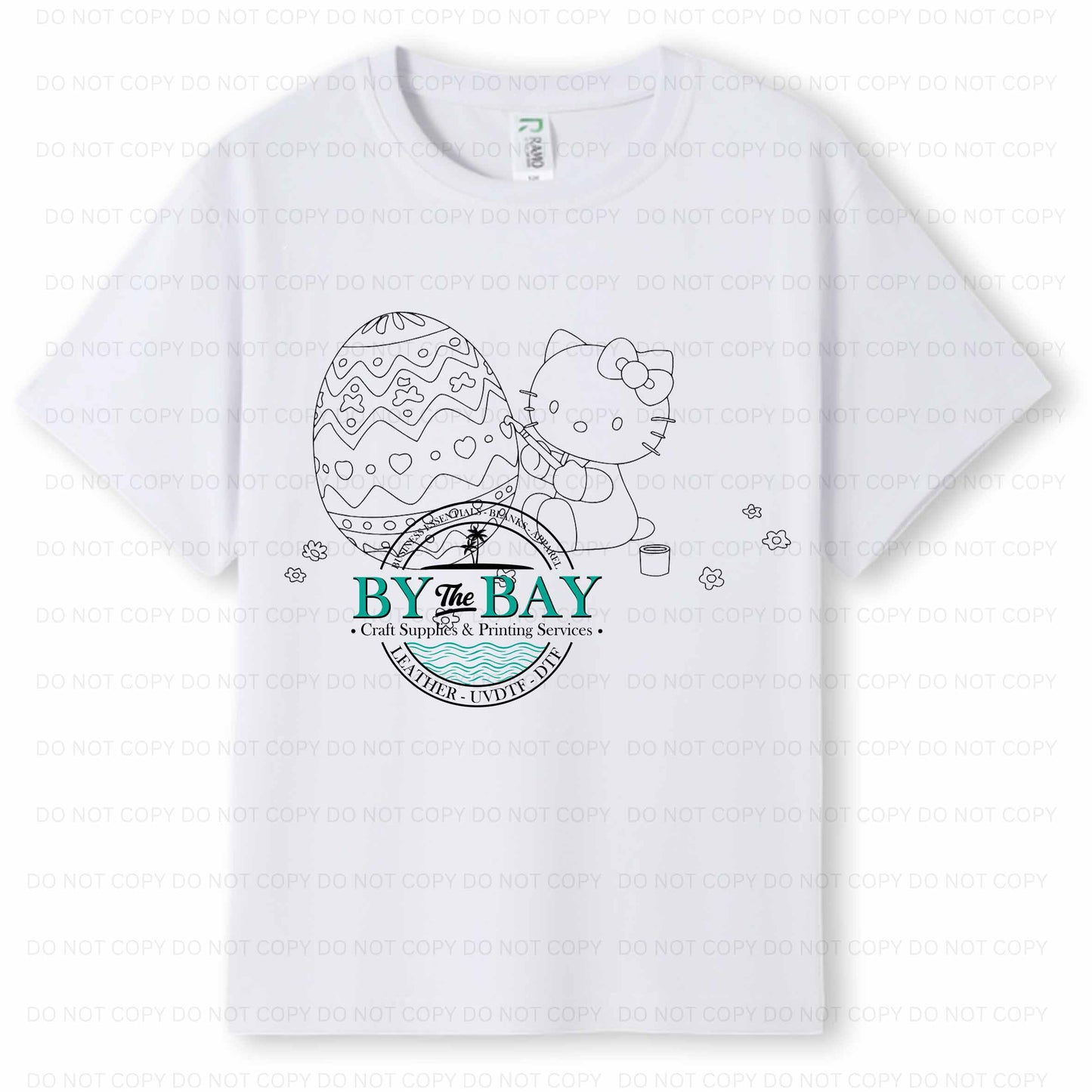 H Kitty Easter Colouring in Tee (pens included)