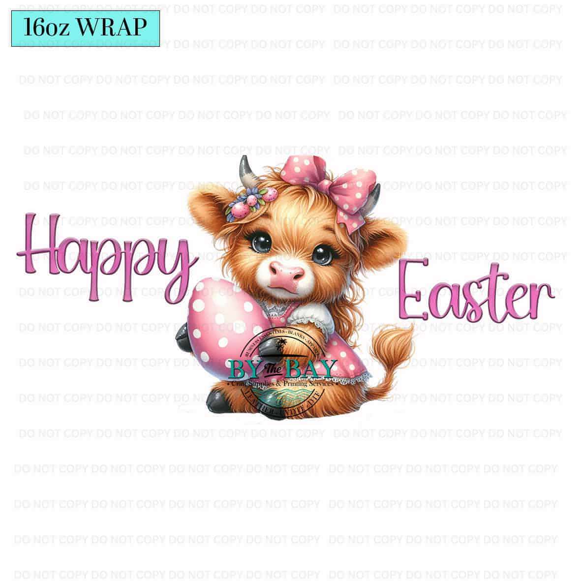 Happy Easter Highland 16oz