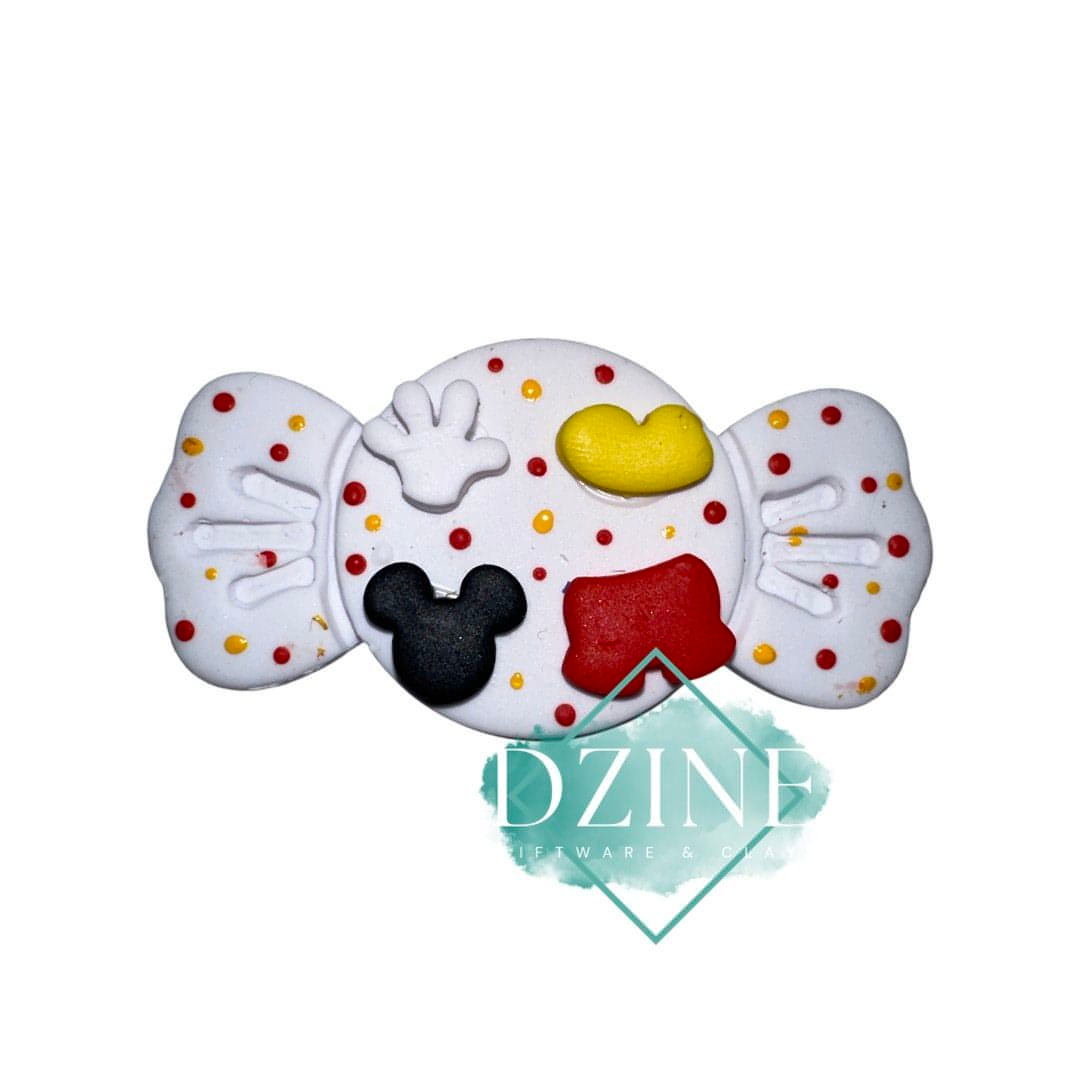 Mouse lolly white (5cm)