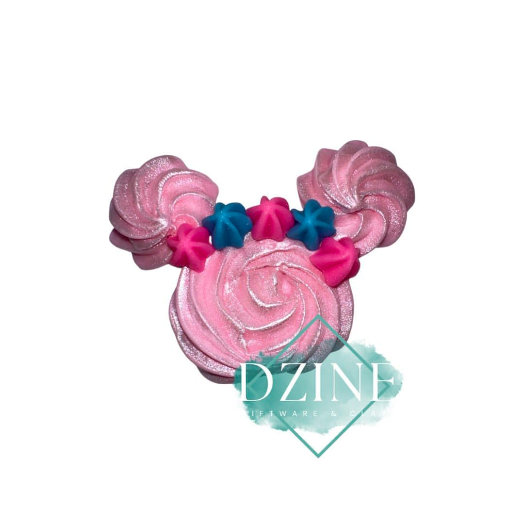 Mouse piped sweet pink (4.5cm)