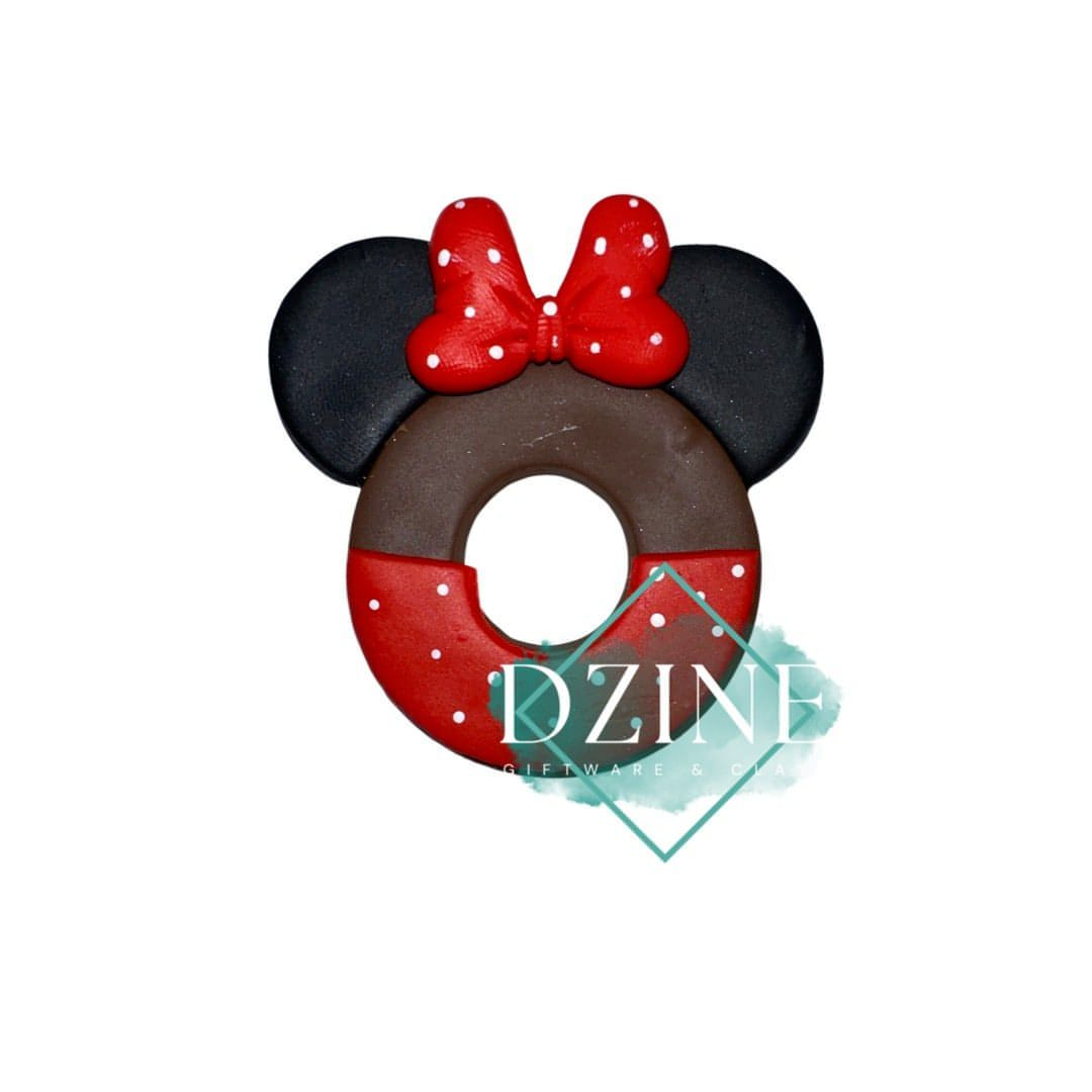 Miss Mouse donut chocolate (6cm)