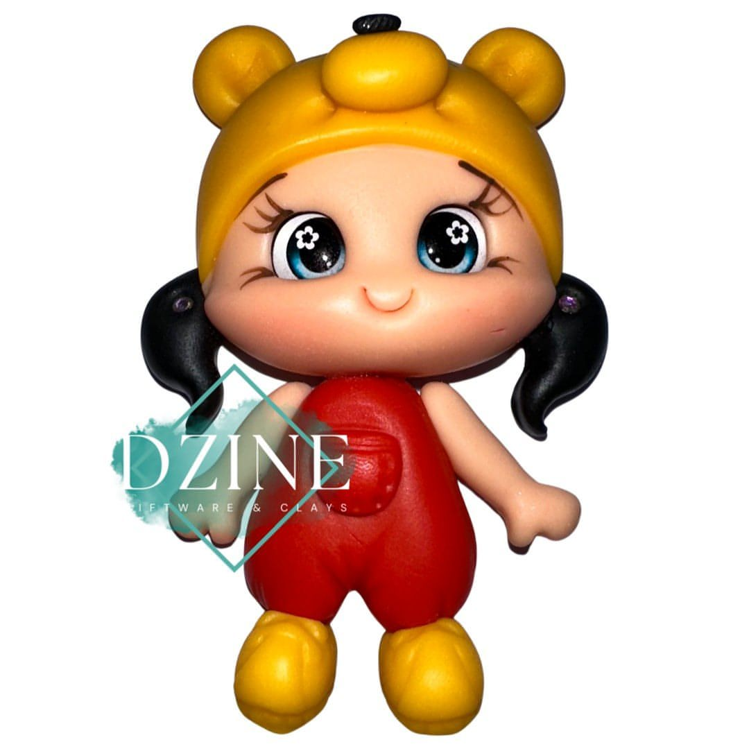 Cute honey bear girl