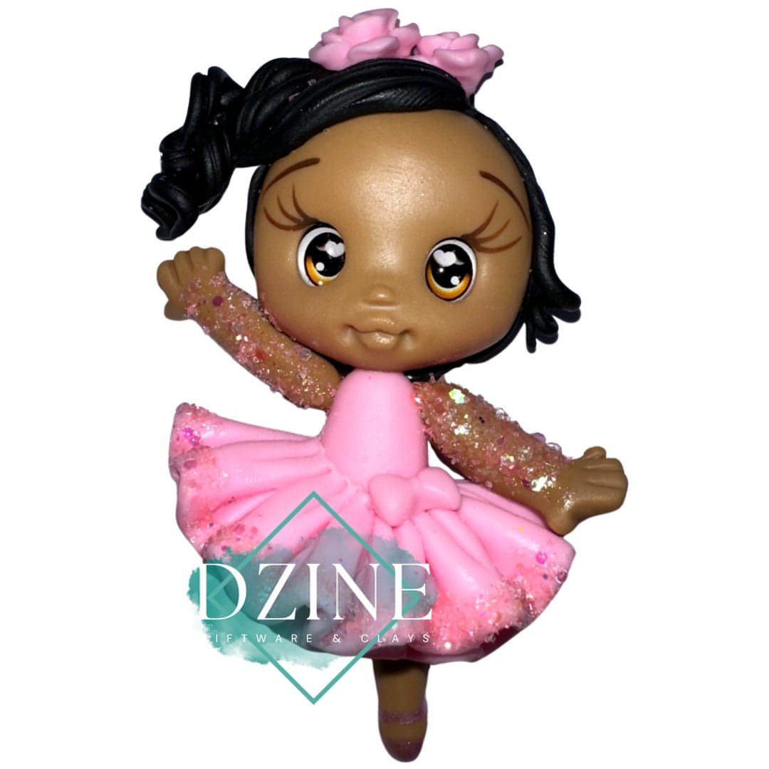 Ballerina in pink tutu