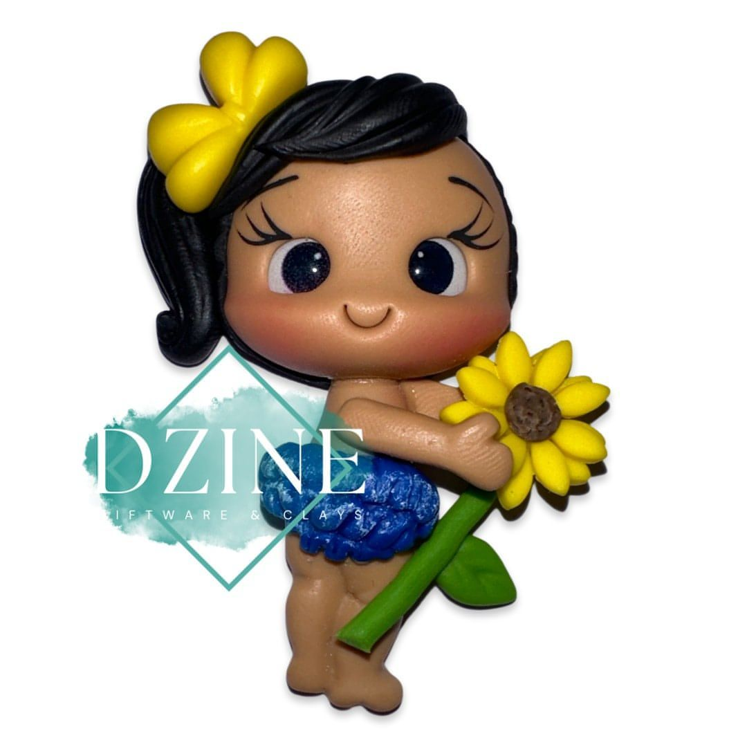 Cute sunflower girl 2