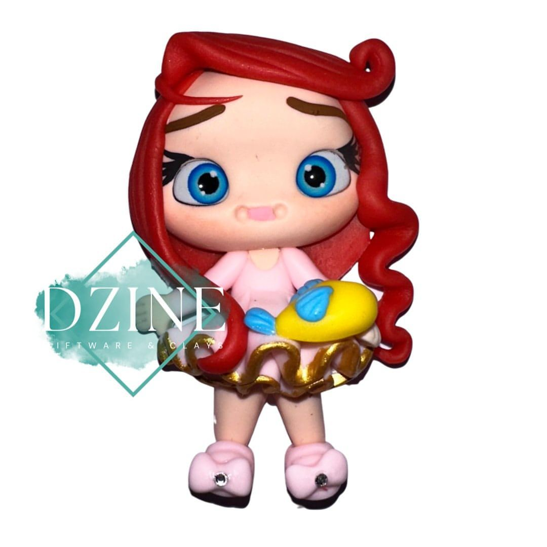 Underwater Princess with crab