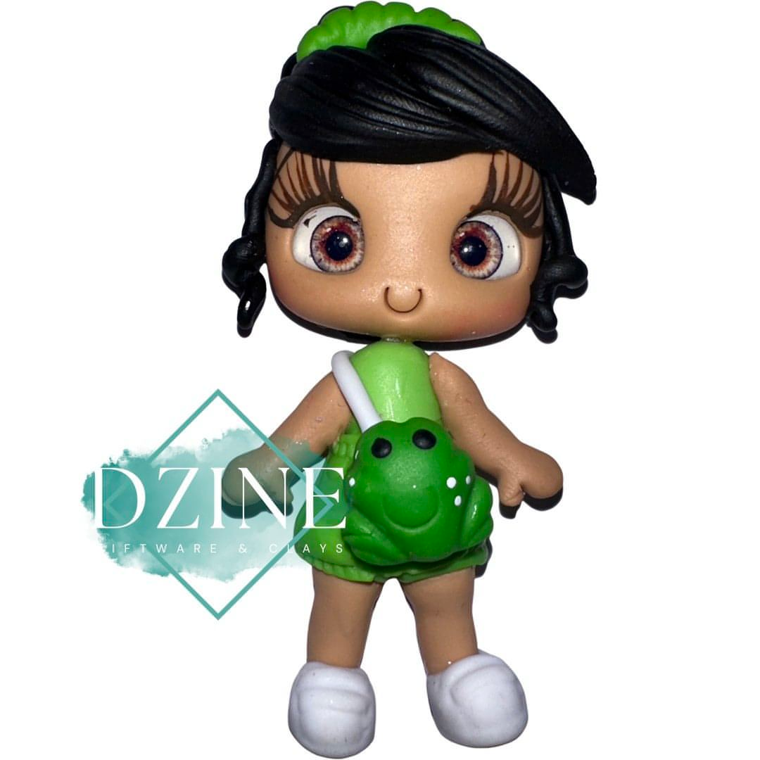 Frog Princess with bag