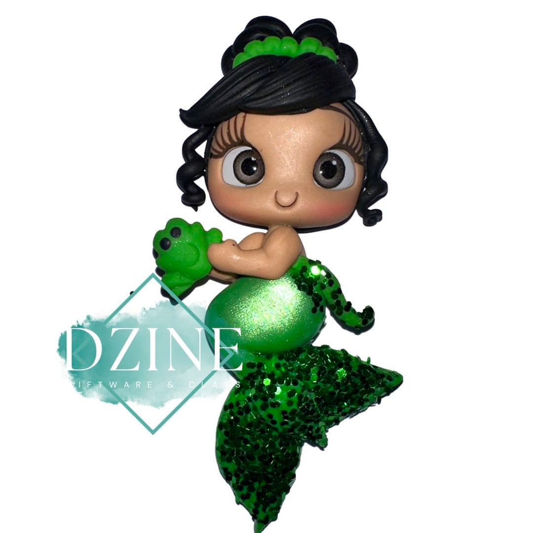 Frog Princess Mermaid glitter tail