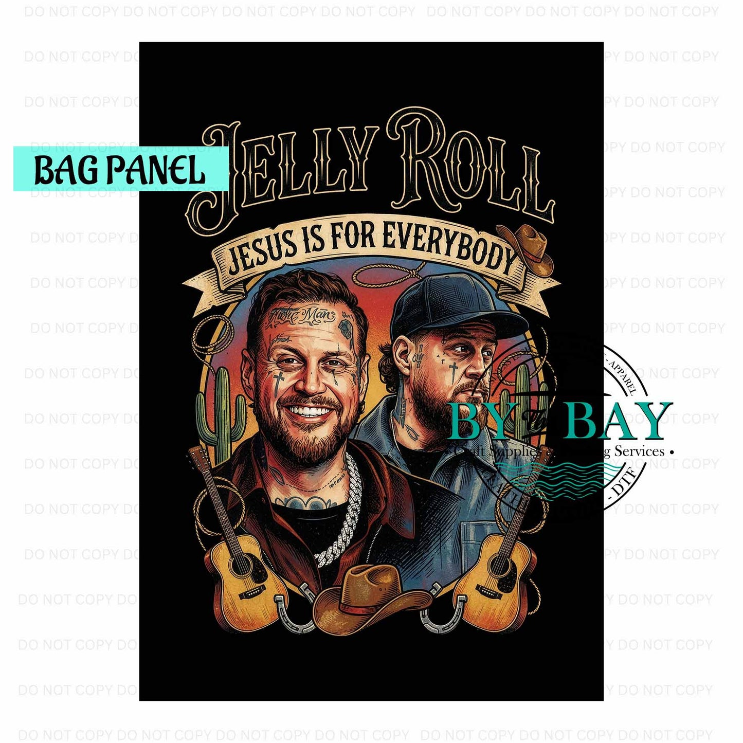 JROll Black Bag Panel (Various Sizes)
