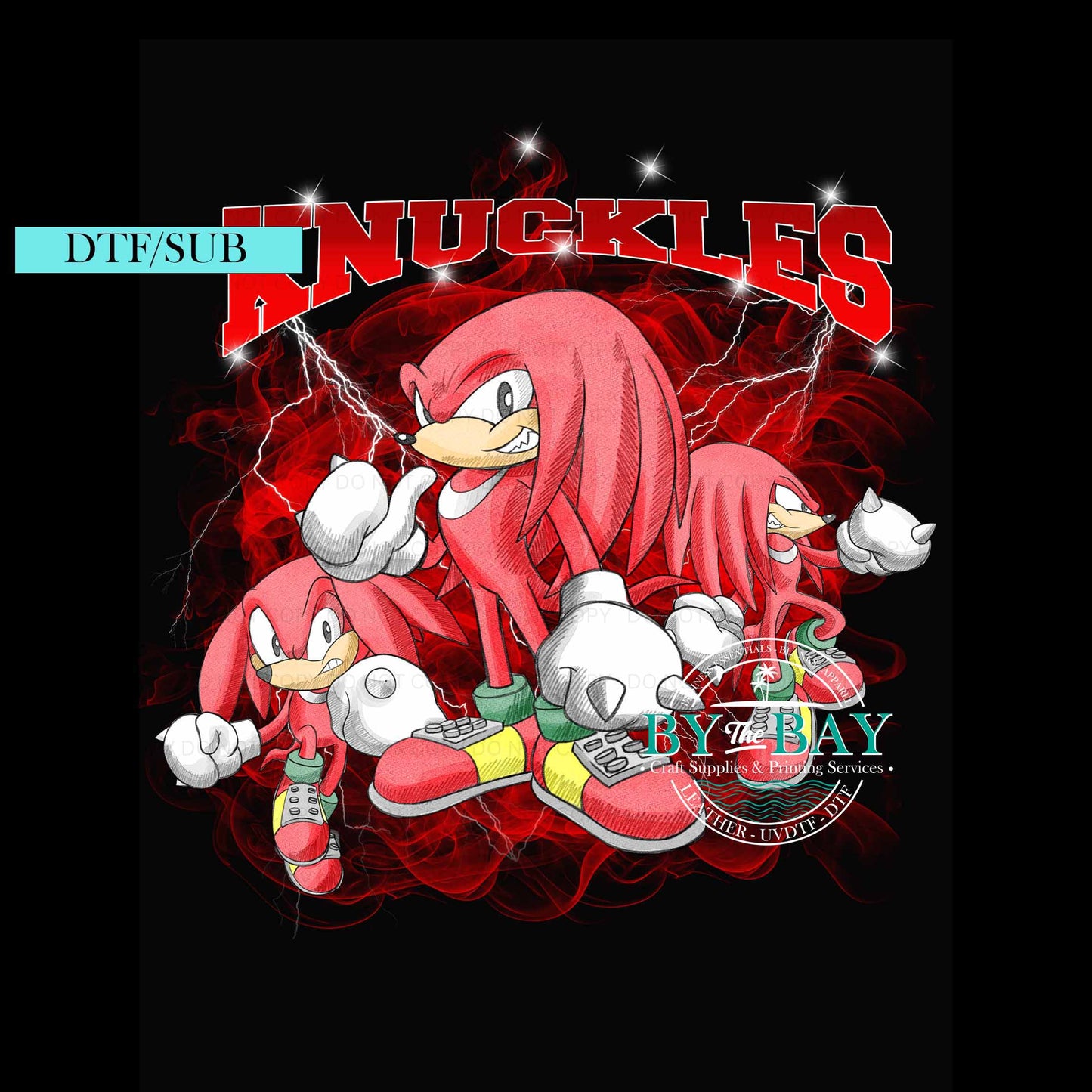 Knuckle Half Tone Print