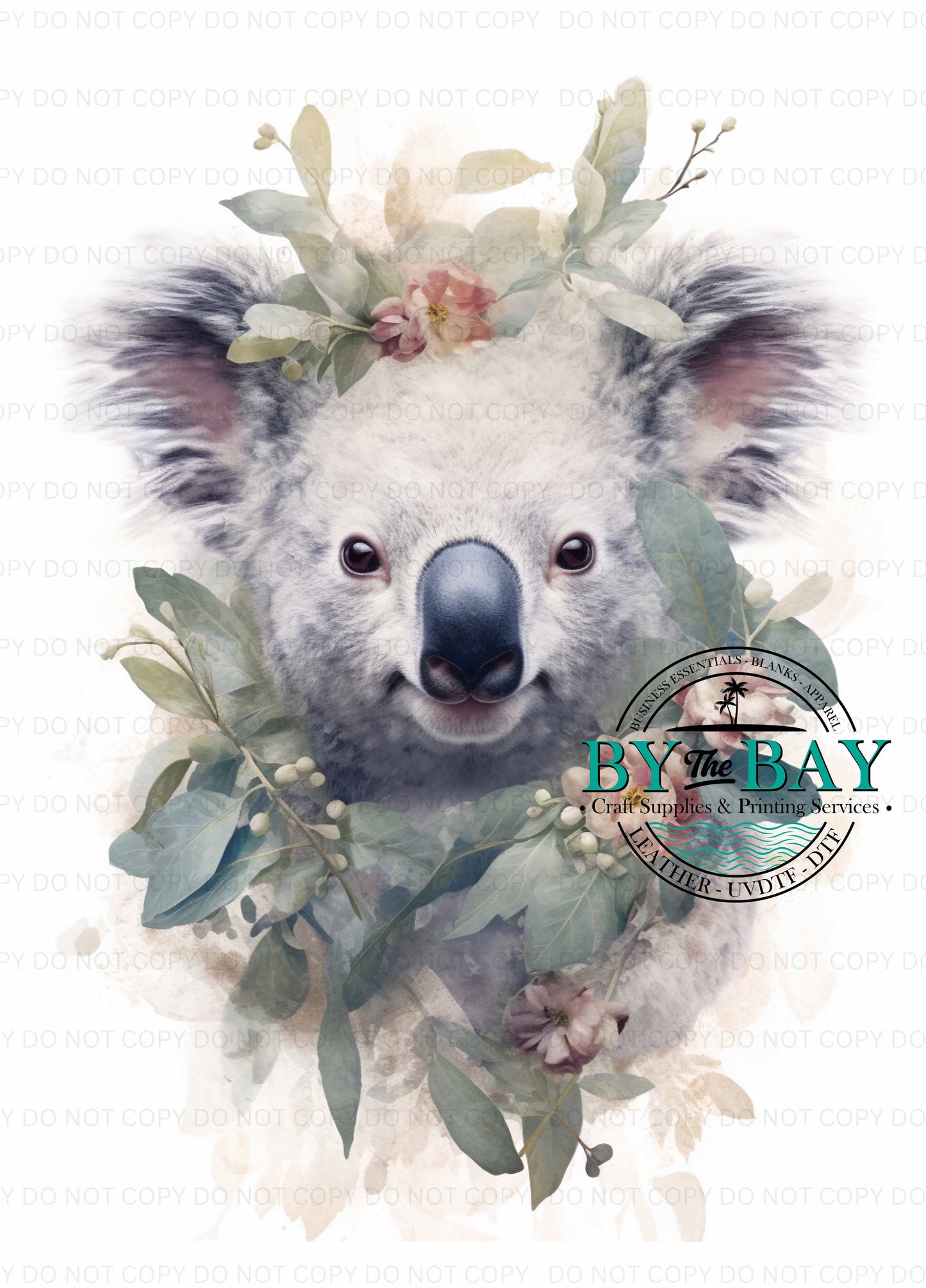 Koala Eucalyptus Headband Panel (Various Sizes)