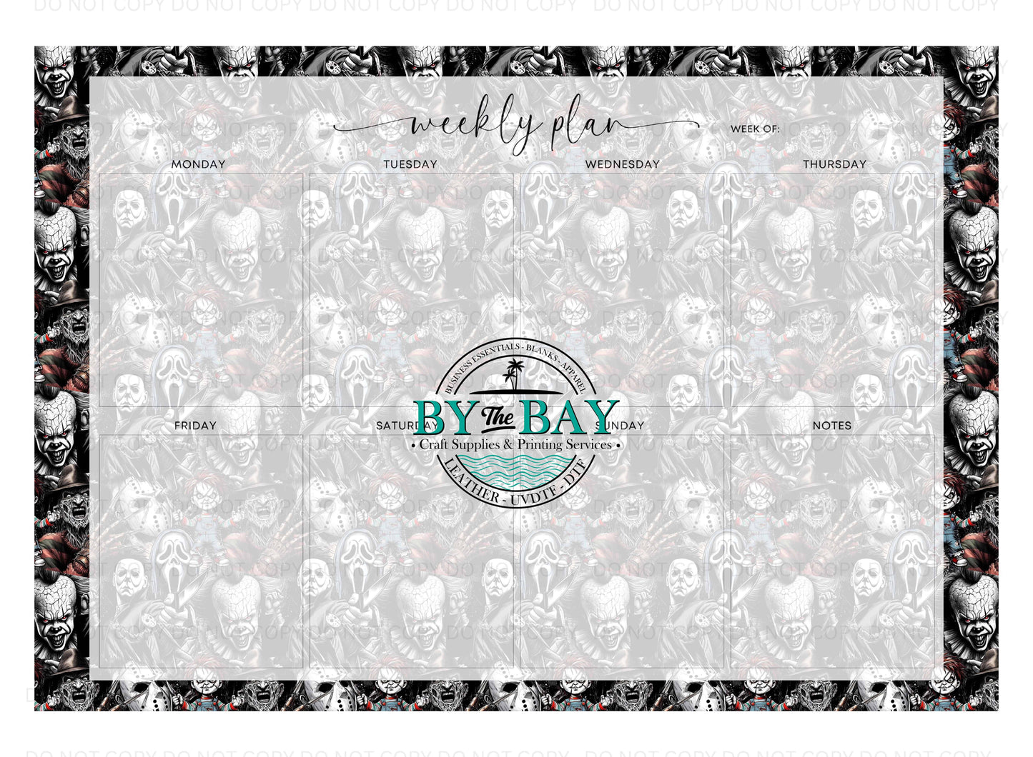 A3 Weekly Planners - Killers