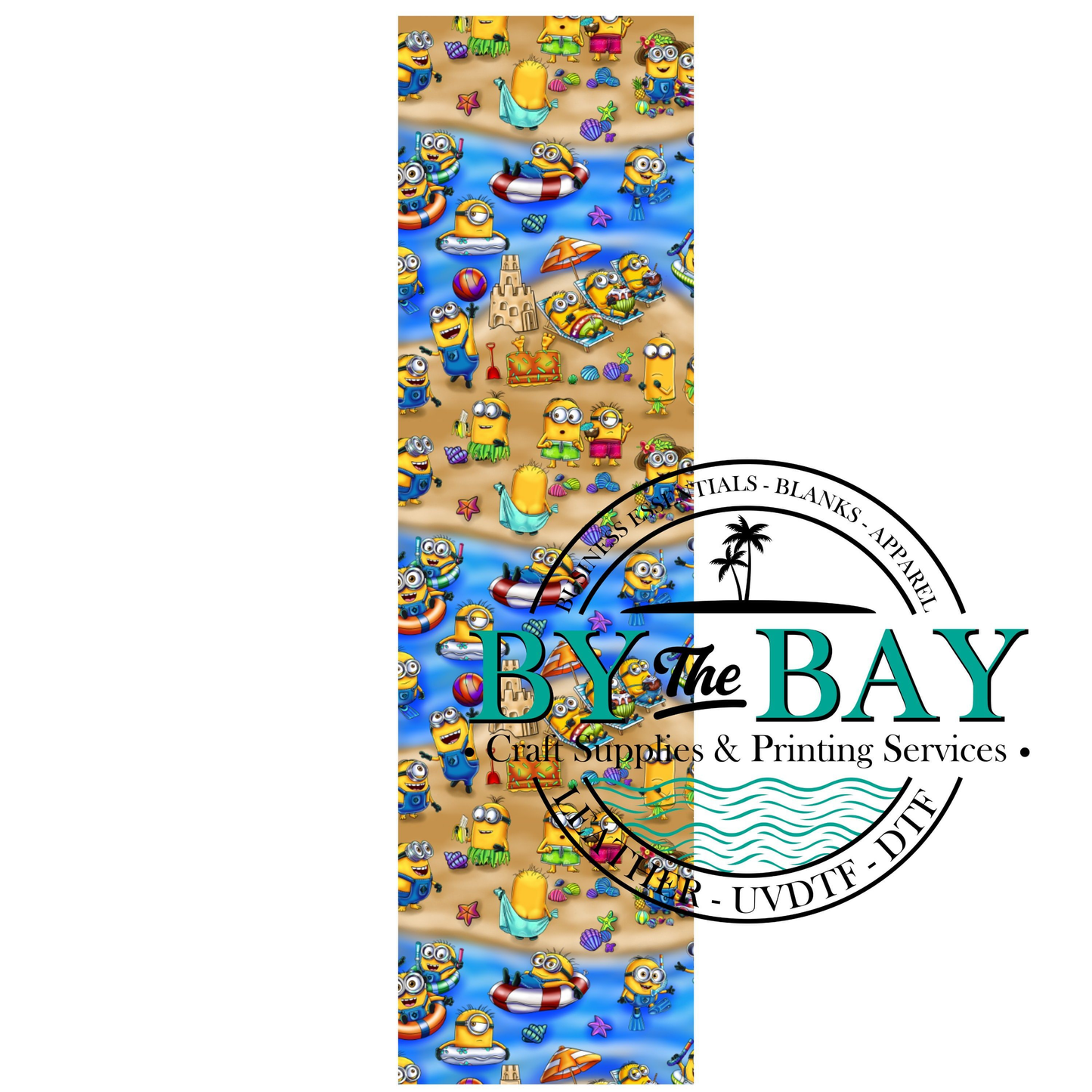 Yellow guy sand Bookmark Decal