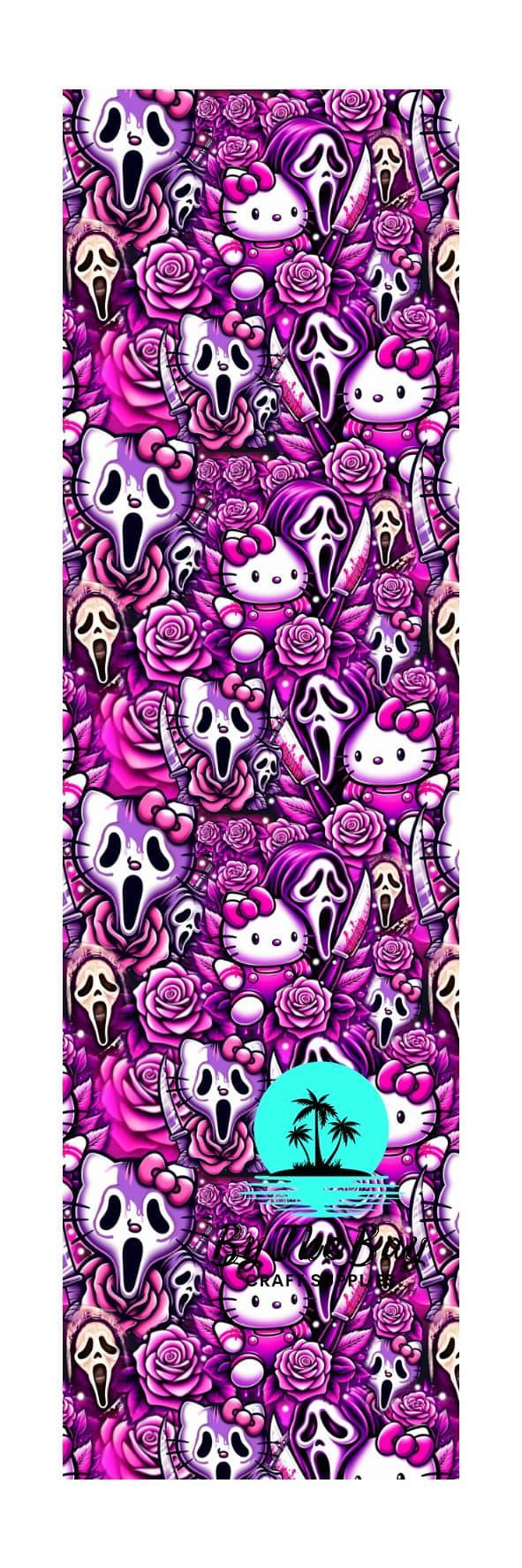 Kitty Scream Bookmark Decal