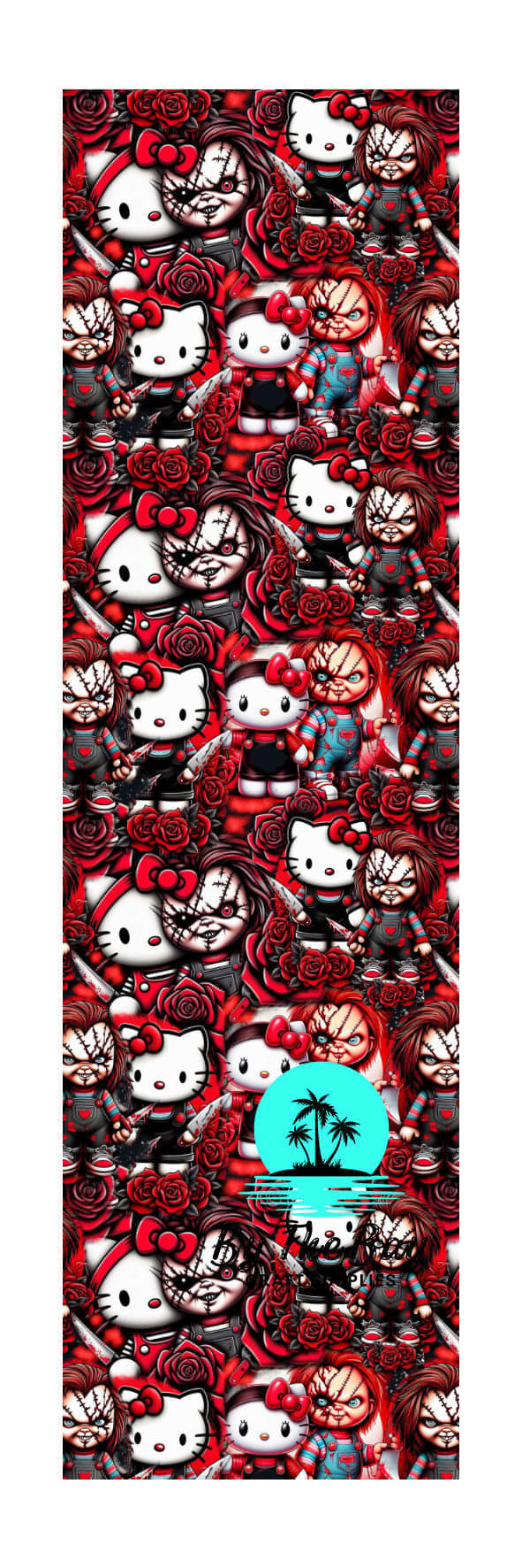 Kitty Chuck Bookmark Decal
