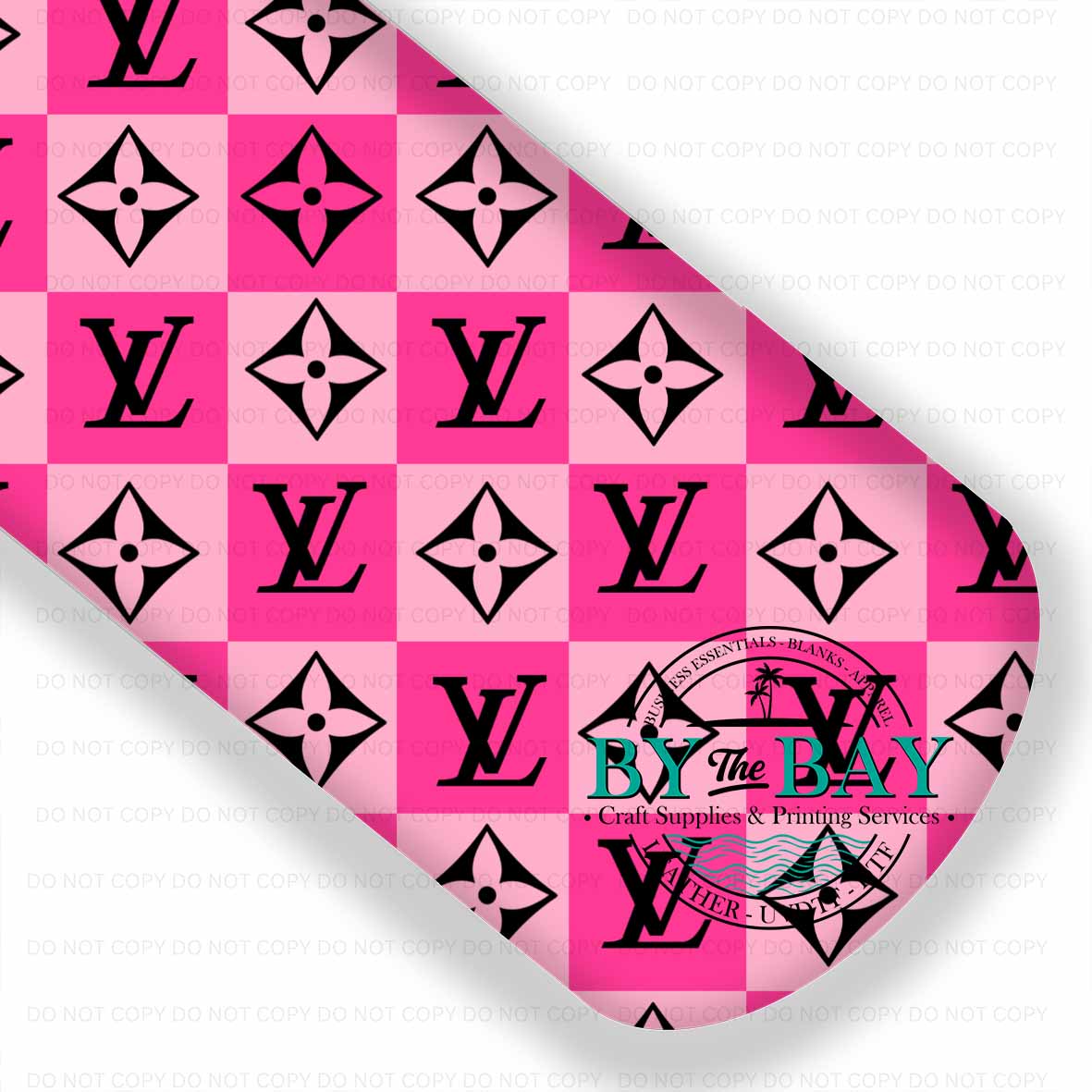 LV Pink Black Checks