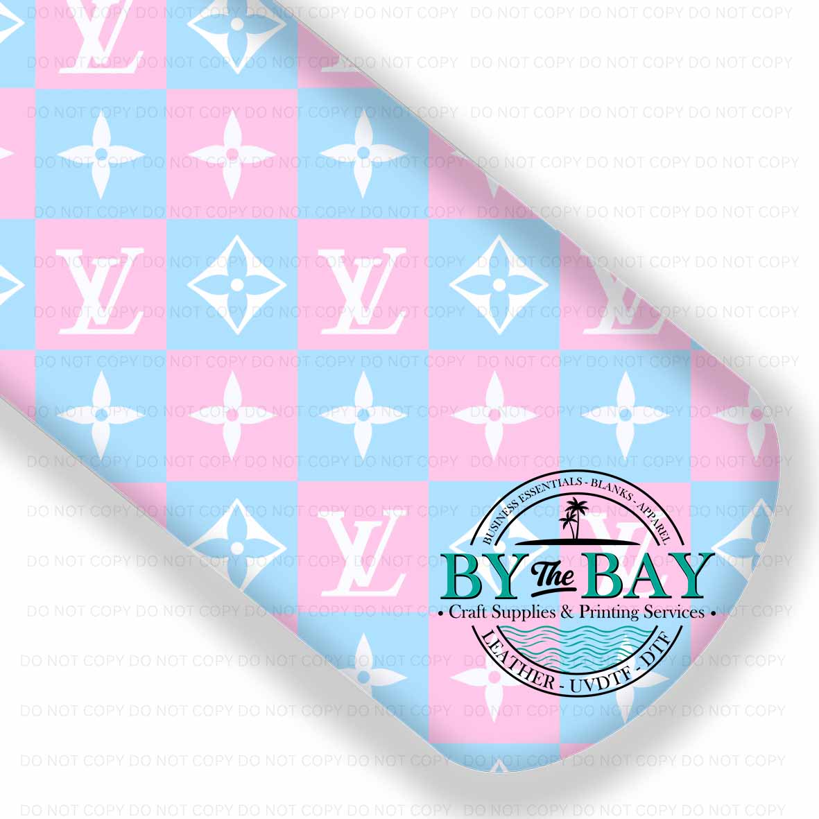 LV Pink Blue Checks