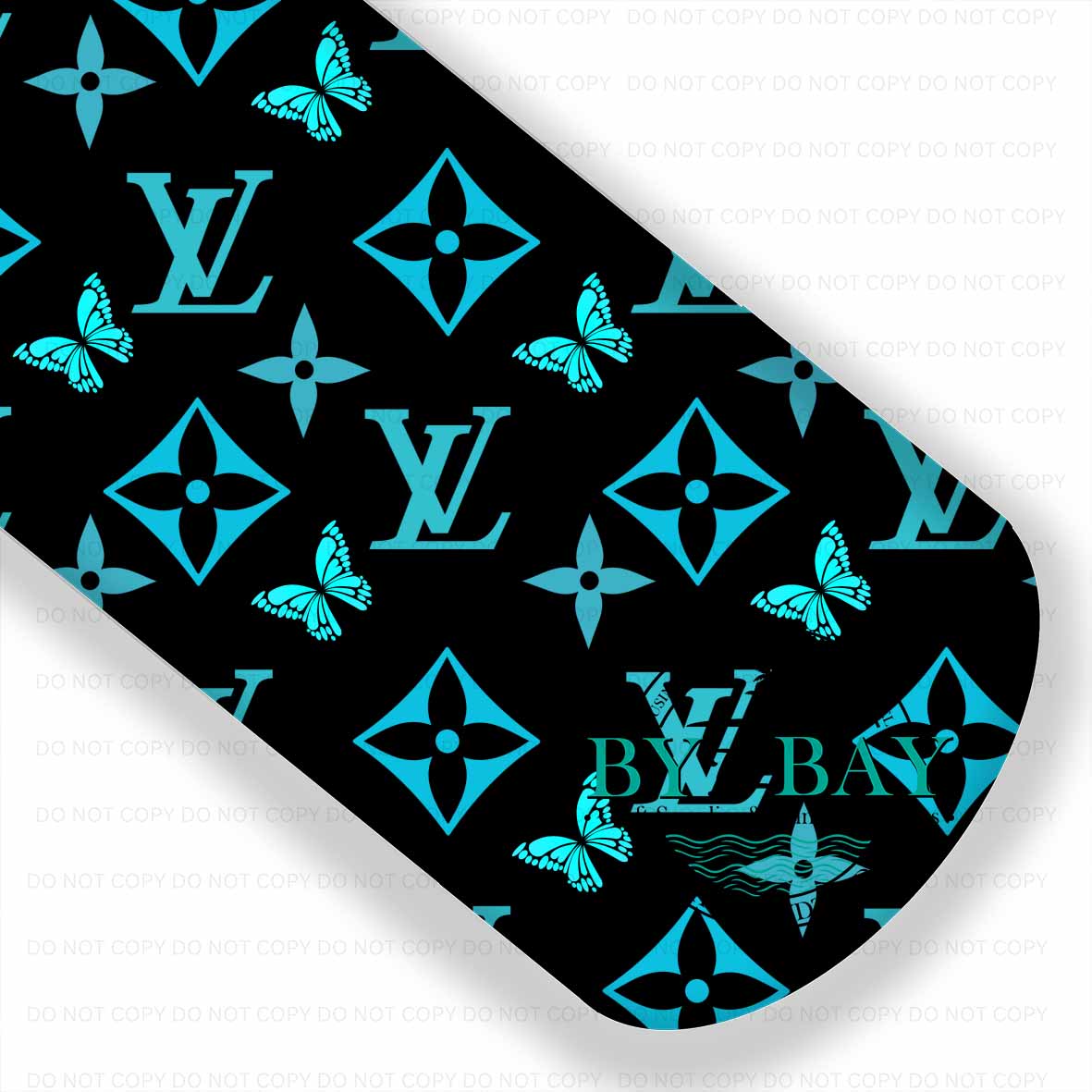 LV Teal Butterflies