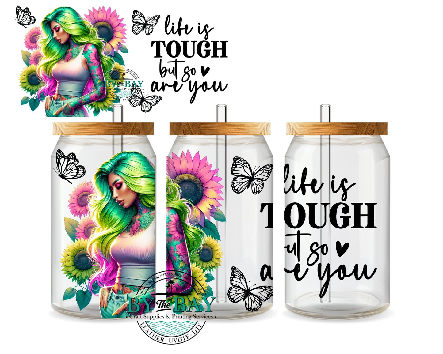 Life is tough 16oz Wrap