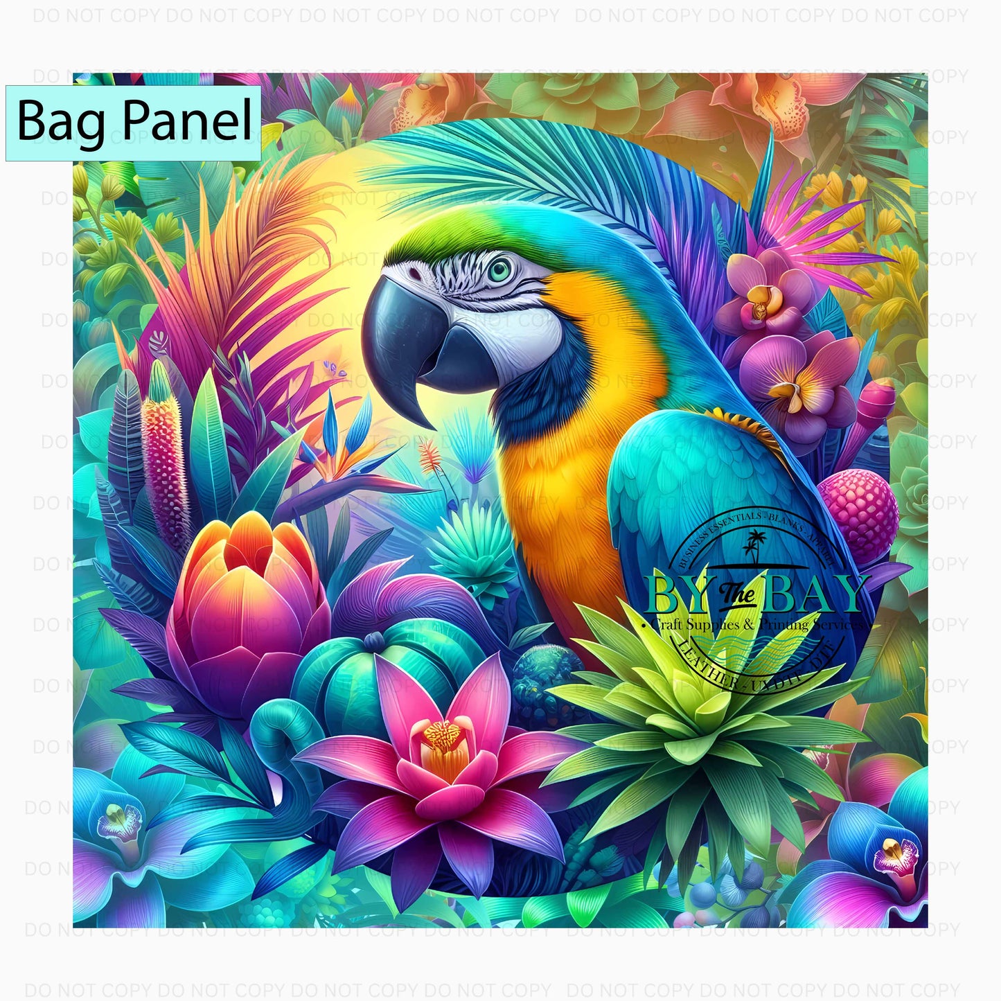 Macaw (Various Sizes) Bag Panels