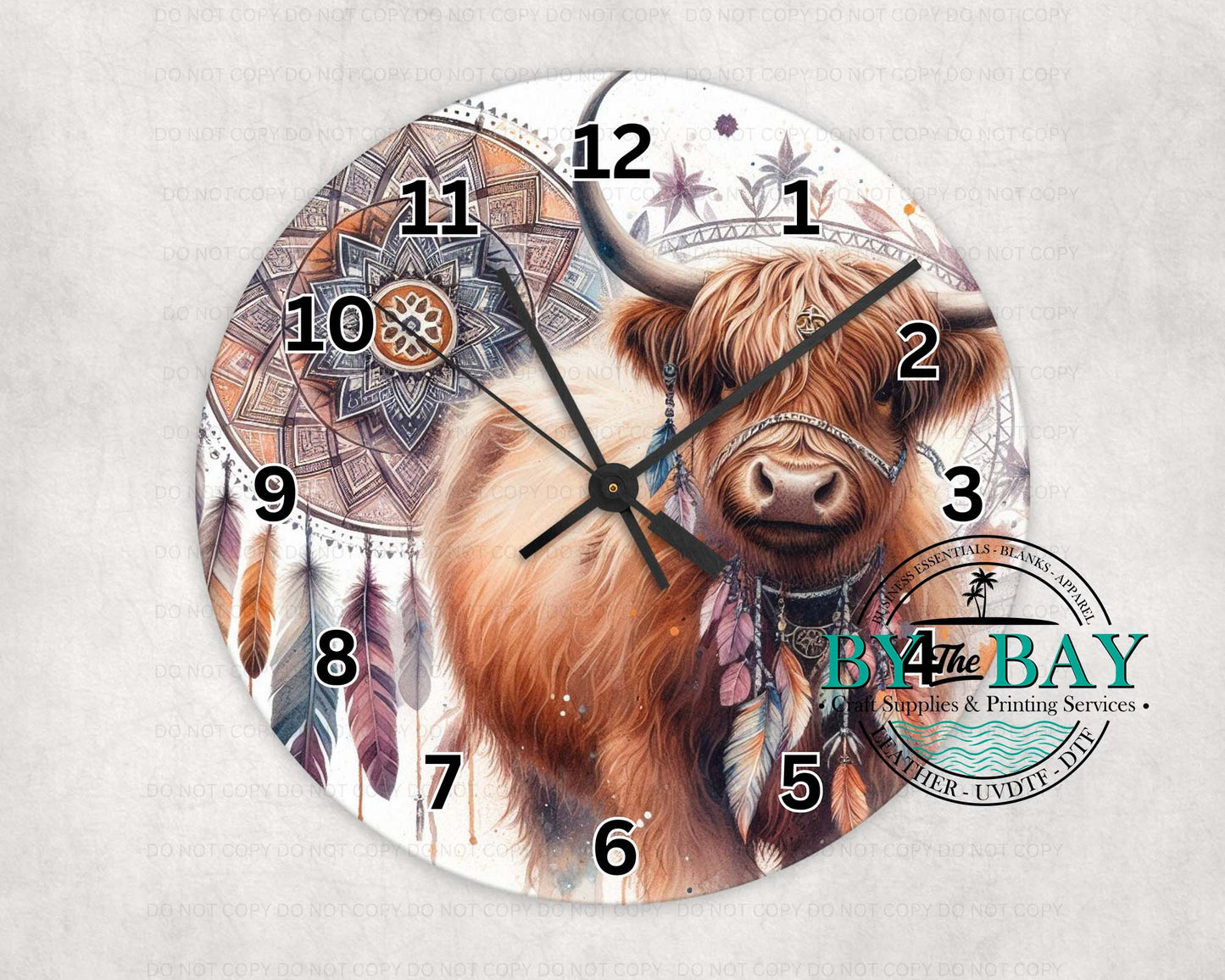 Mandala Highland Clock
