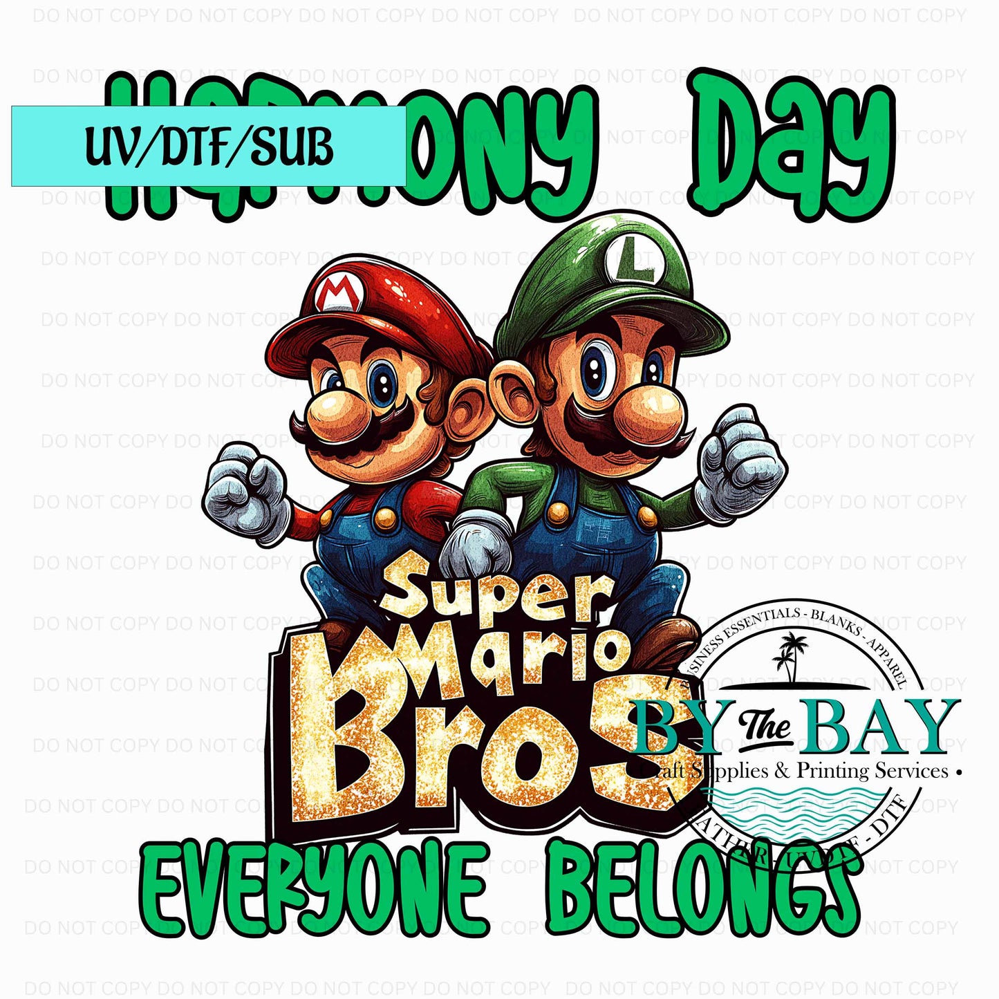 Gamer Bros Harmony Day UVDTF/SUB