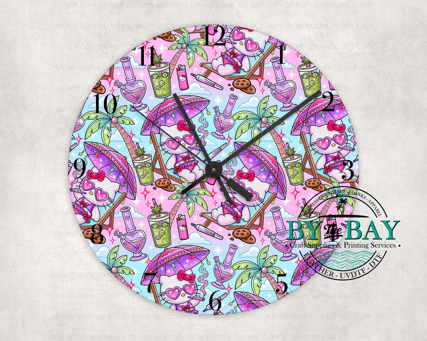 Mellow Kitty Clock