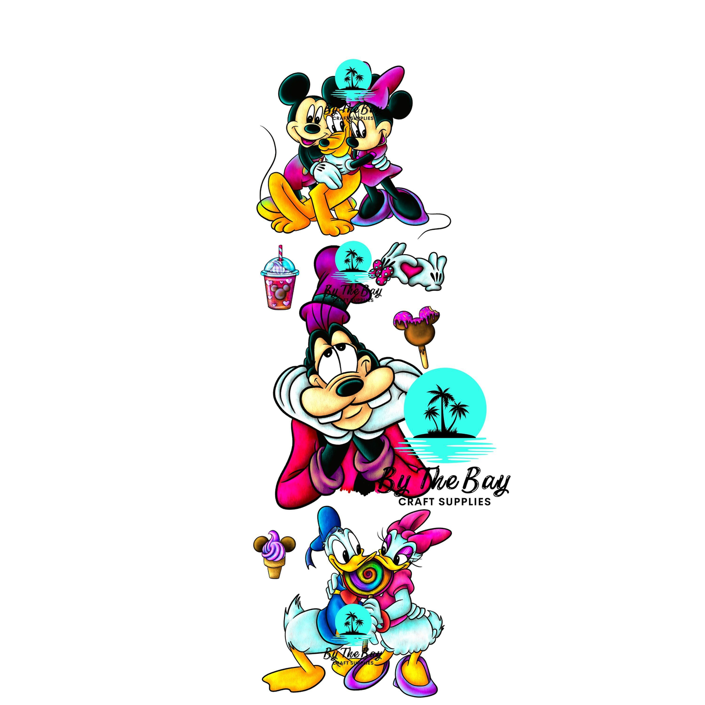 Valentine Mouse Bookmark Decal