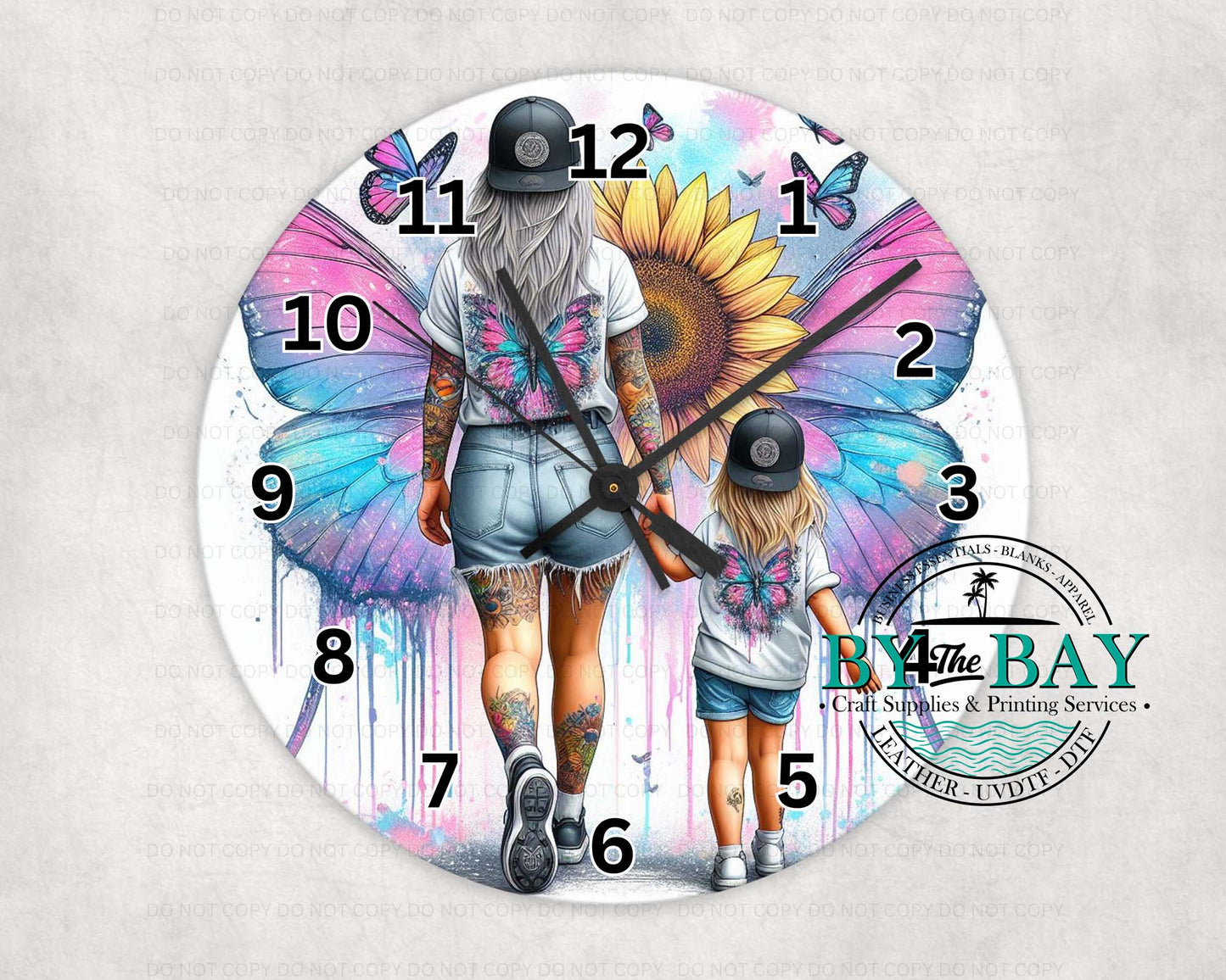 Mother & Daughter Clock