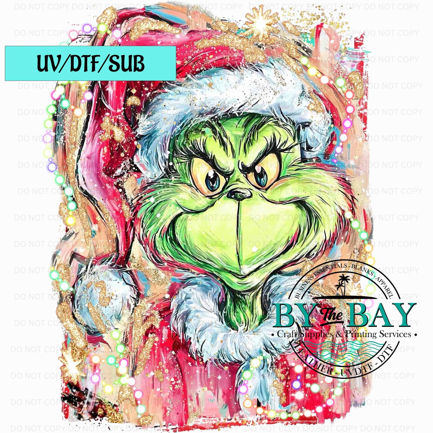 The Mean One Xmas UV/DTF/SUB Print