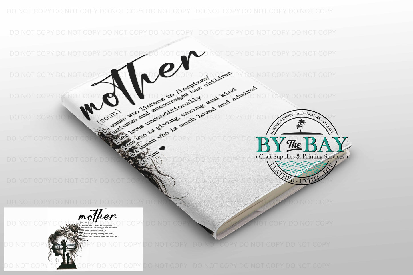 Mother - Ready made notepad Cover (Notepad & Pocket options available)