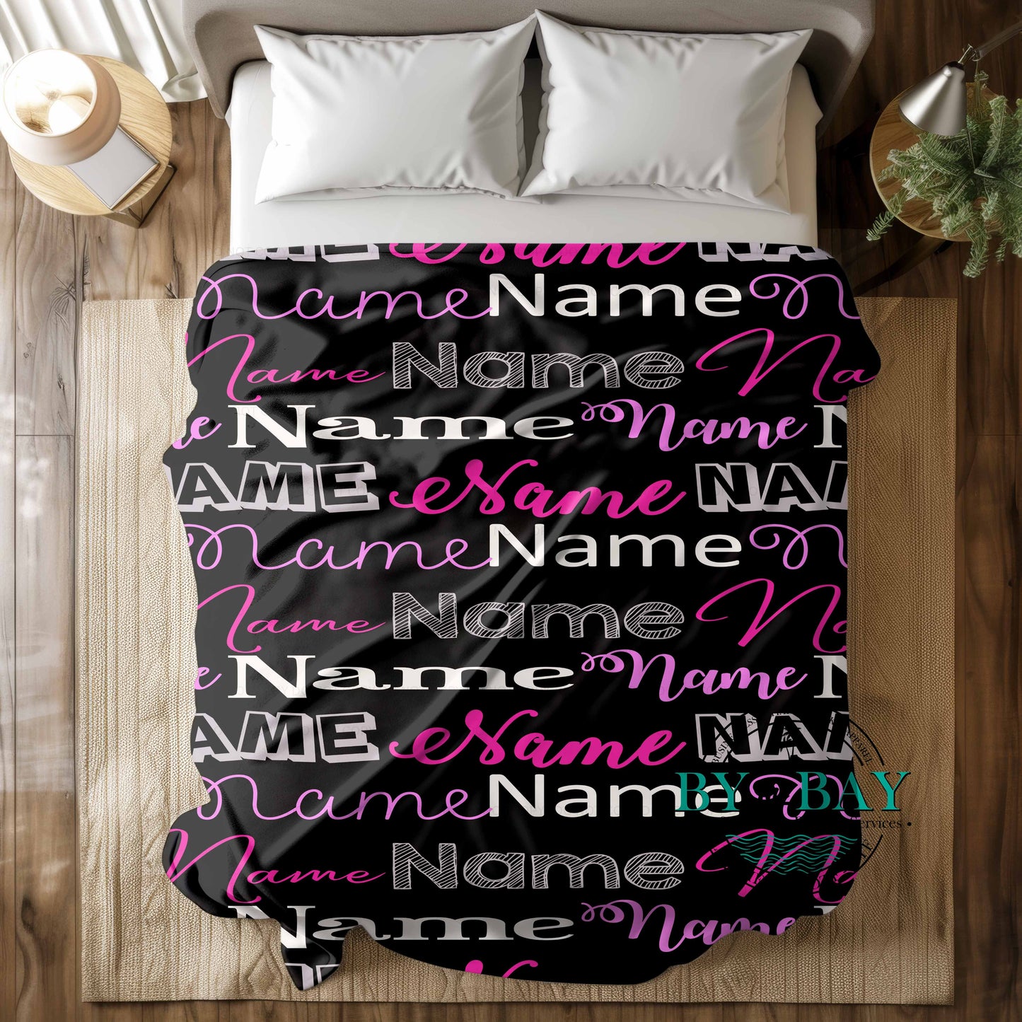 Name Blanket Pink (BLA0025)