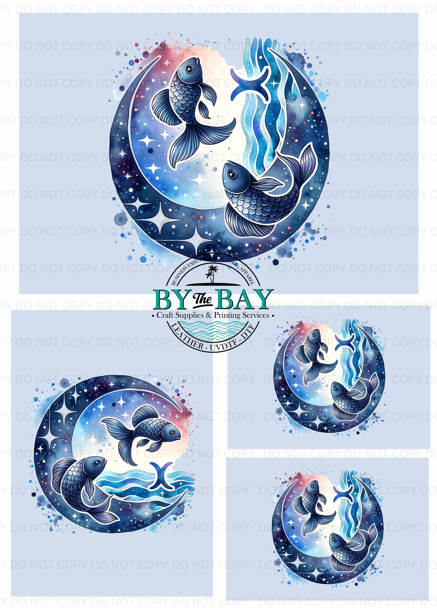 Pisces (Various Sizes) Bag Panels