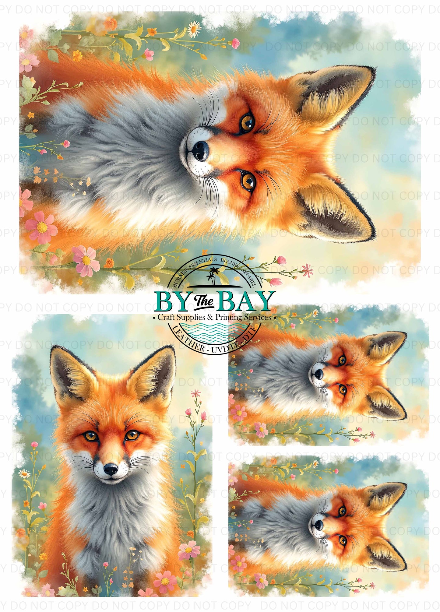 Portrait of a Fox Panel (Various Sizes)