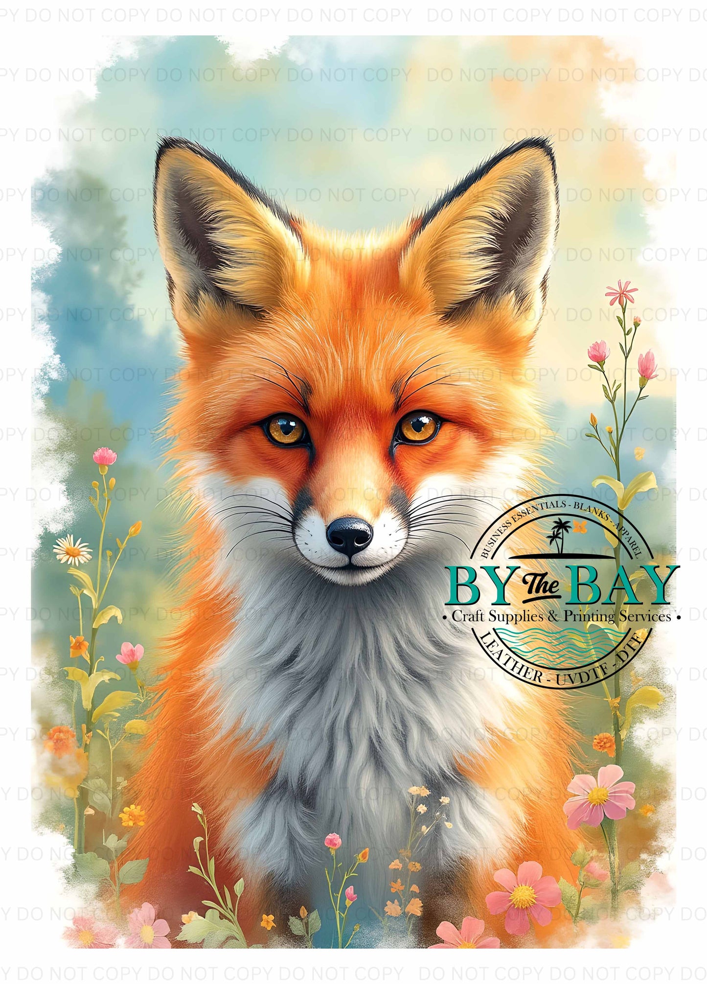 Portrait of a Fox Panel (Various Sizes)