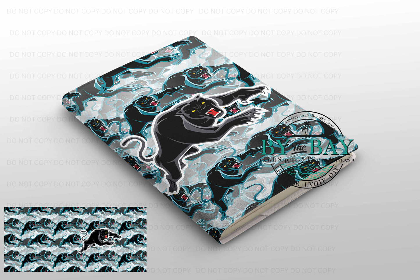 Panthers - Ready made notepad Cover (Notepad & Pocket options available)