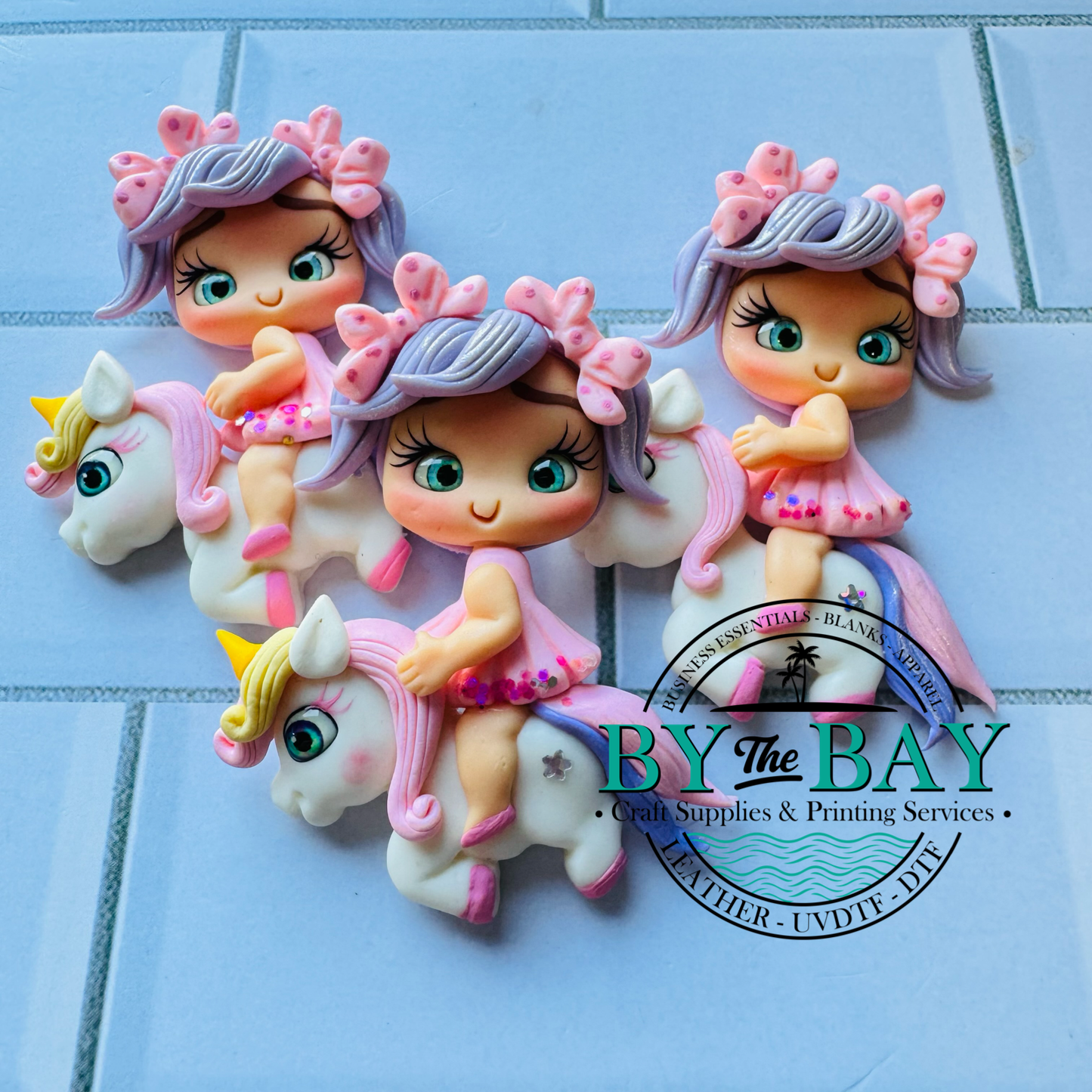 Cute girl on Unicorn