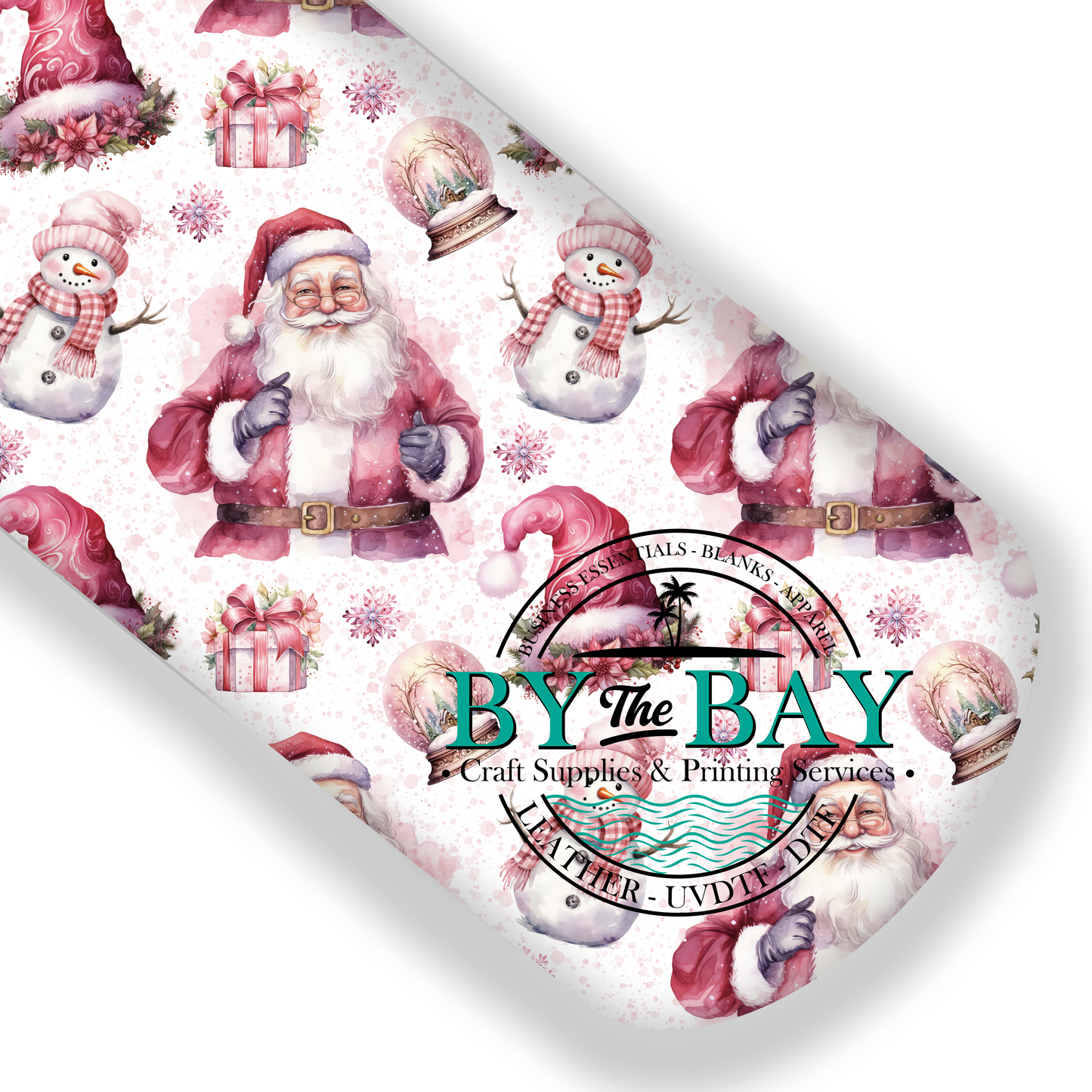 Pink Christmas Splatter