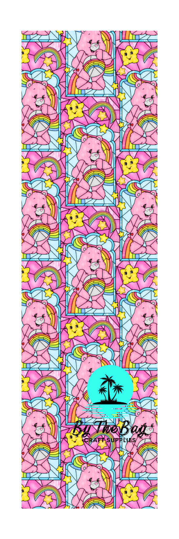 Pink bear Bookmark Decal