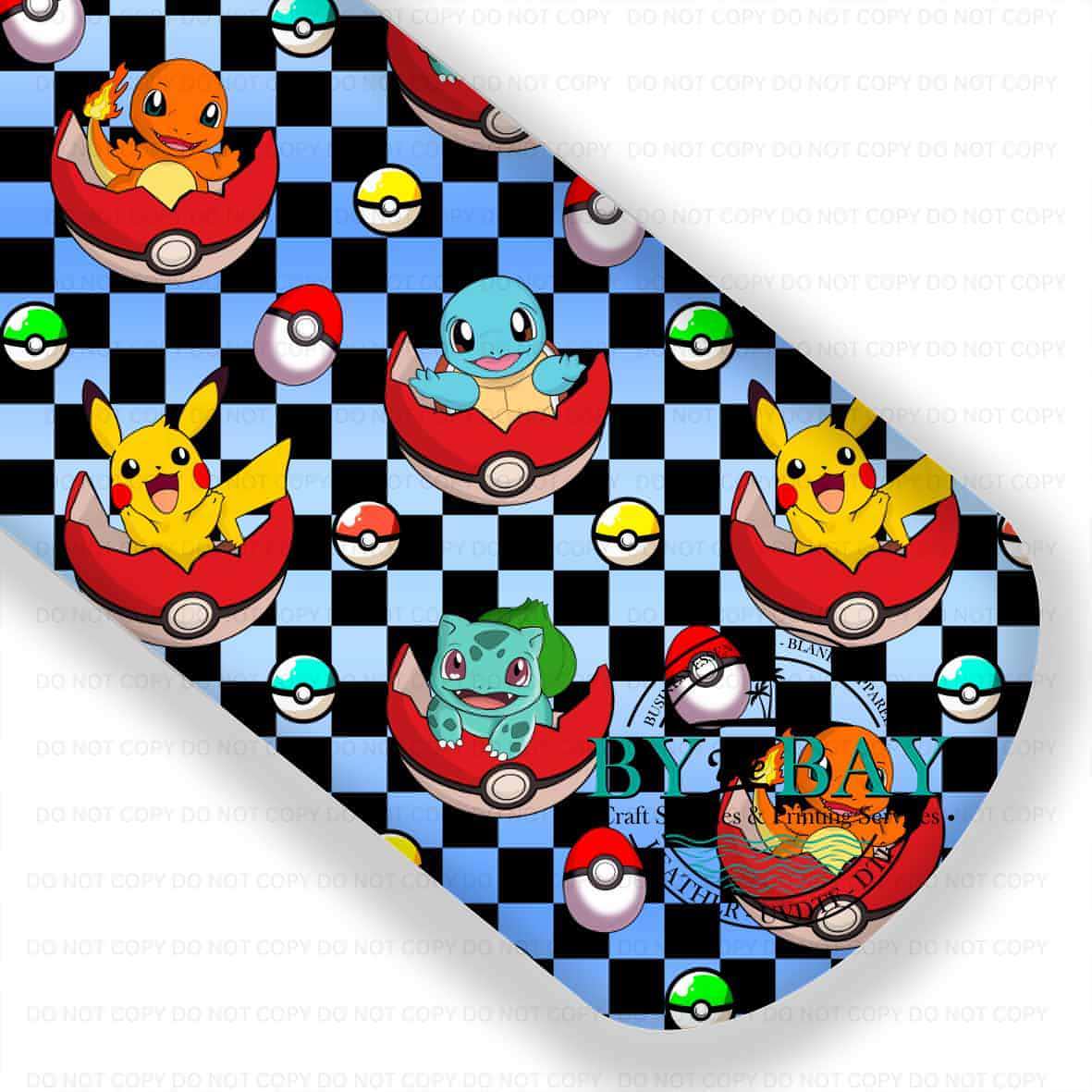 Poke Ball Hatch Blue Checks