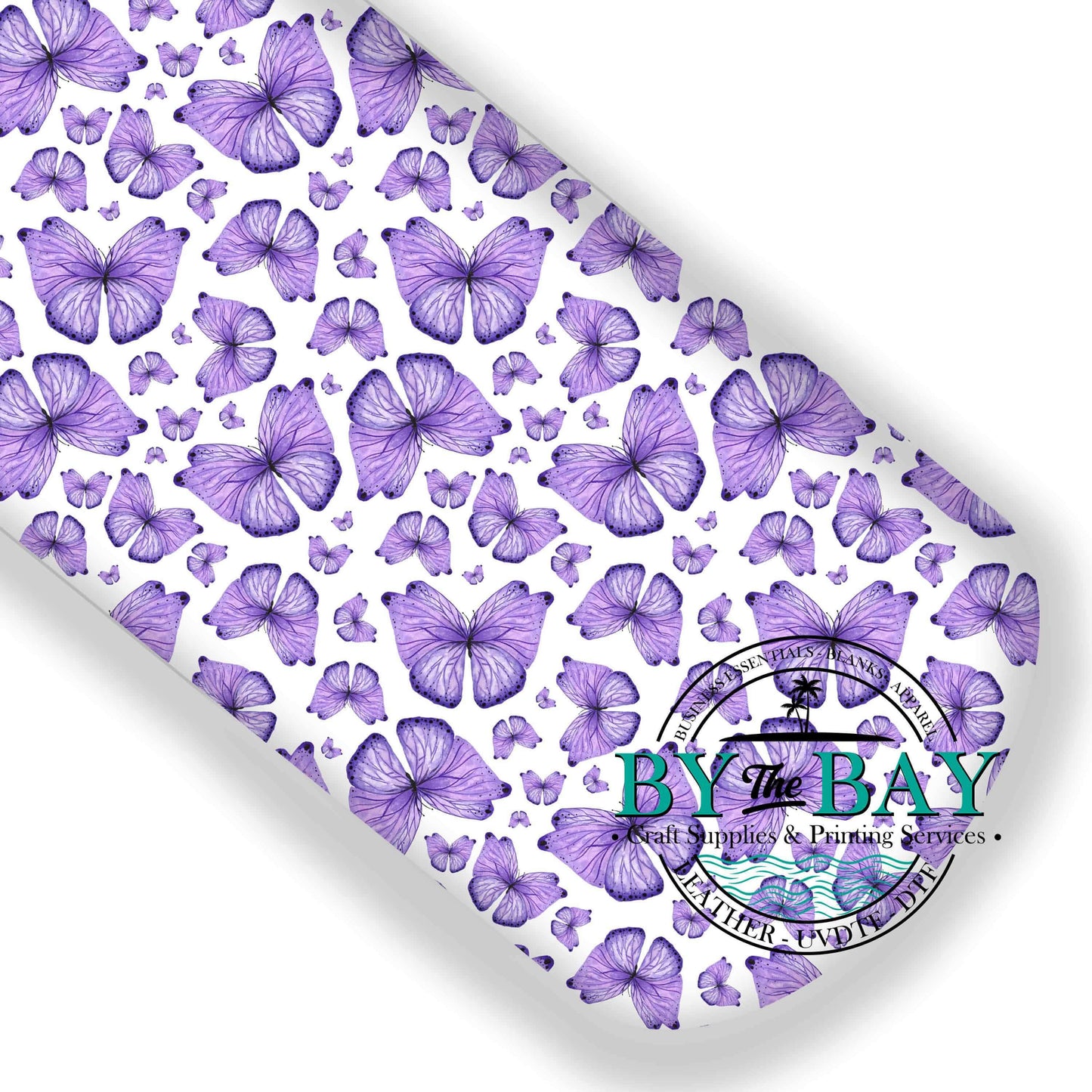 Purple White Butterflies