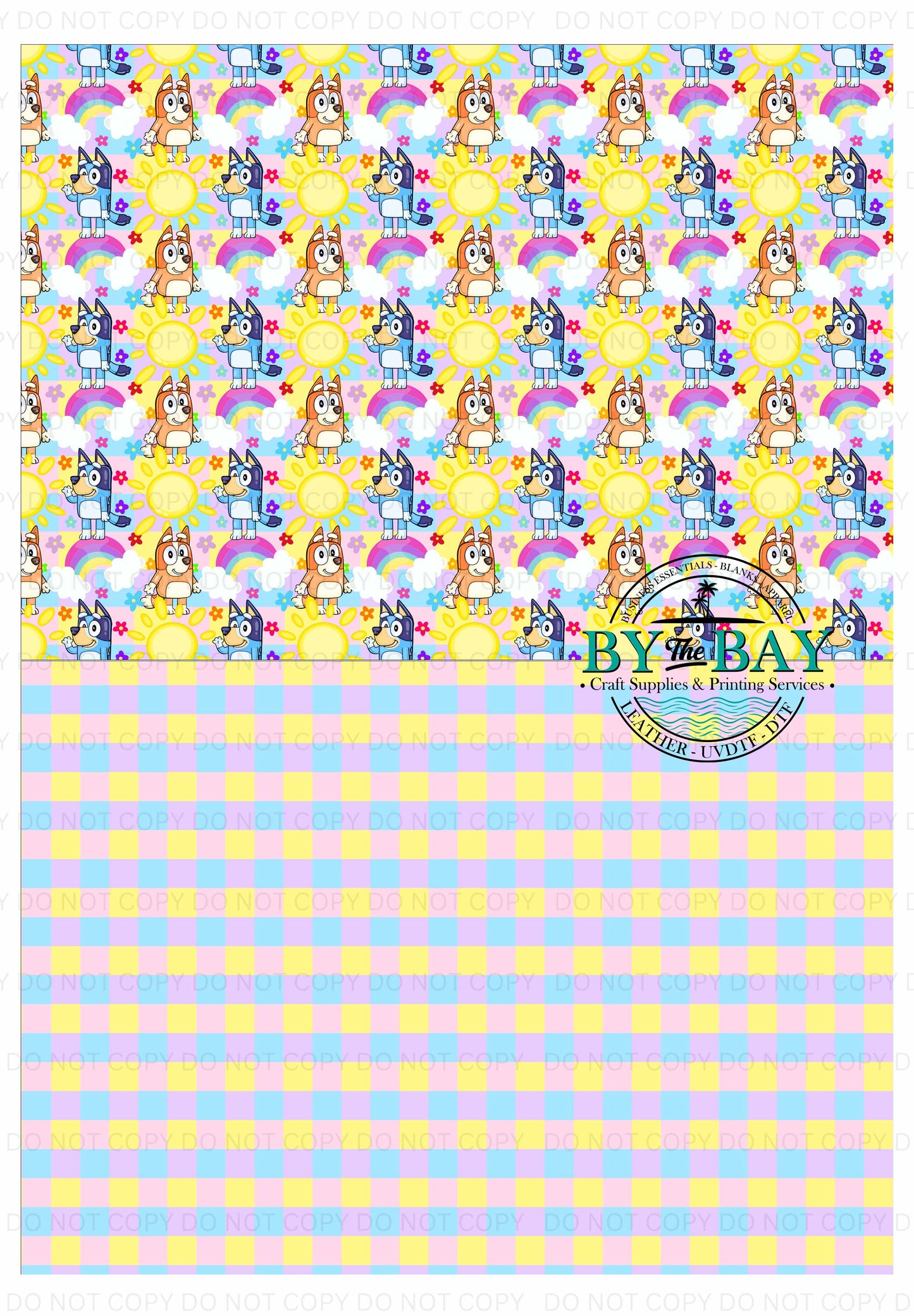 Rainbow Dogs Split Design Sheet