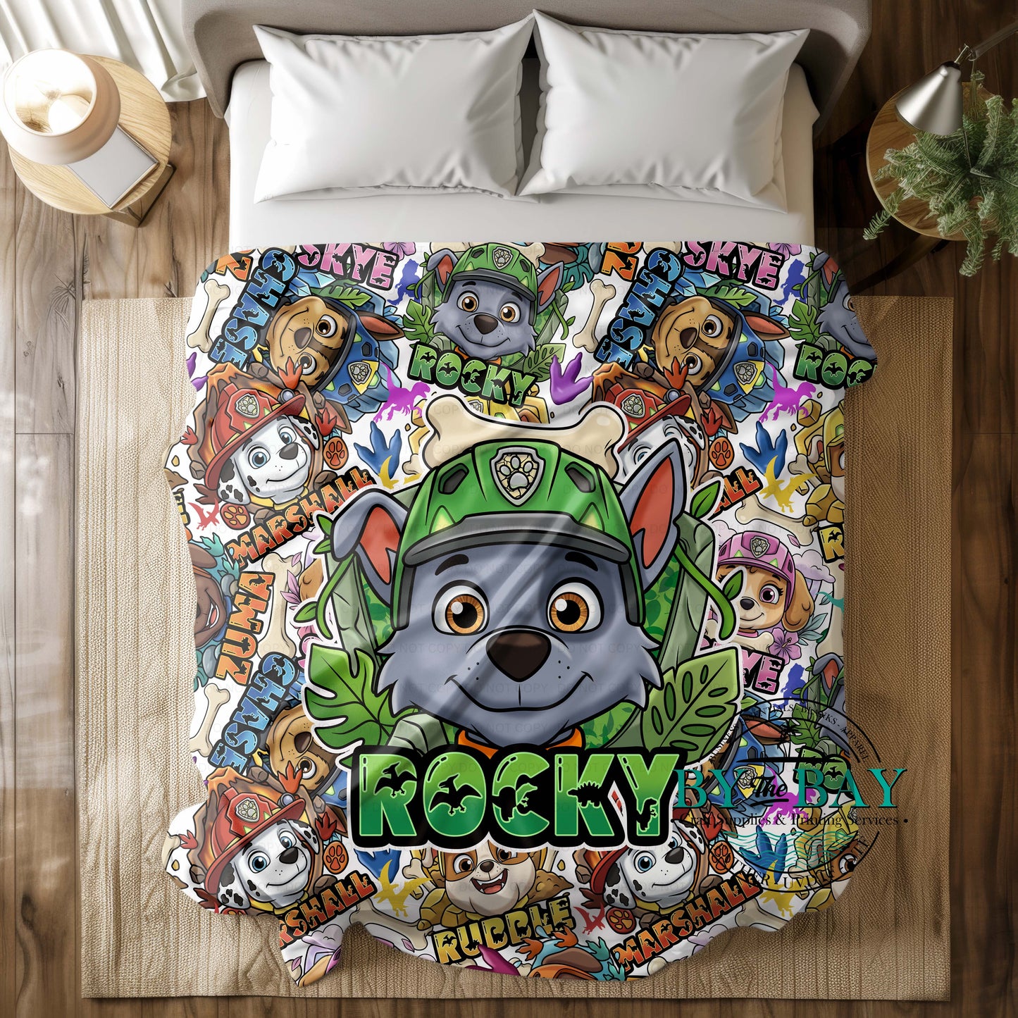RPup Green Squish Minky Blankets (Various Sizes)