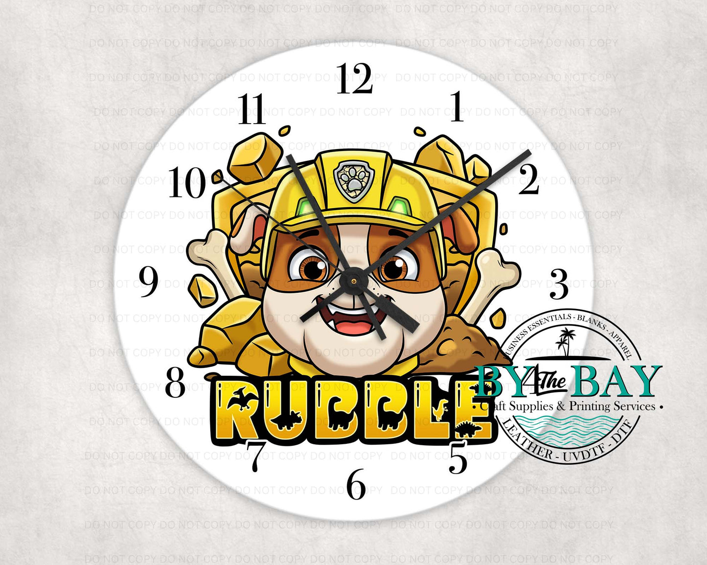 R Pup Yellow Clock