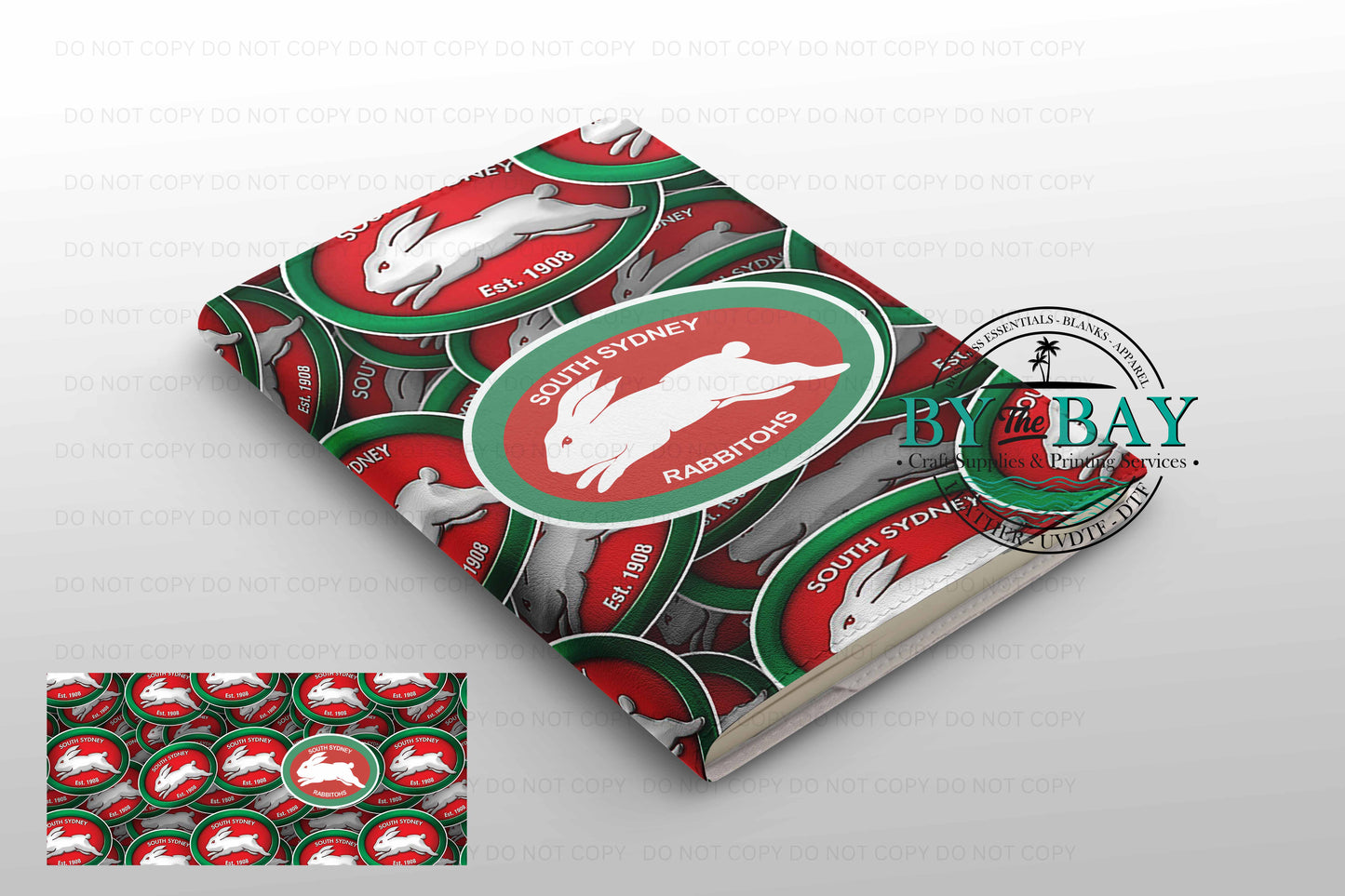 Rabbitohs - Ready made notepad Cover (Notepad & Pocket options available)
