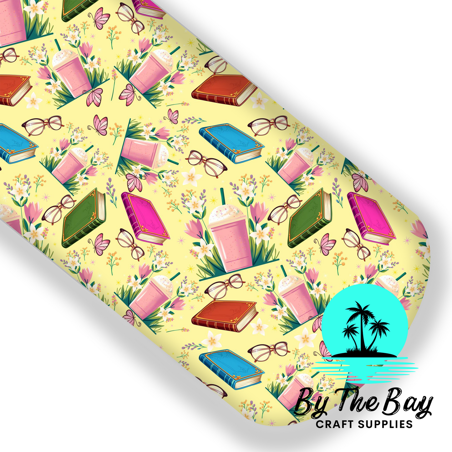 Books and flowers Yellow