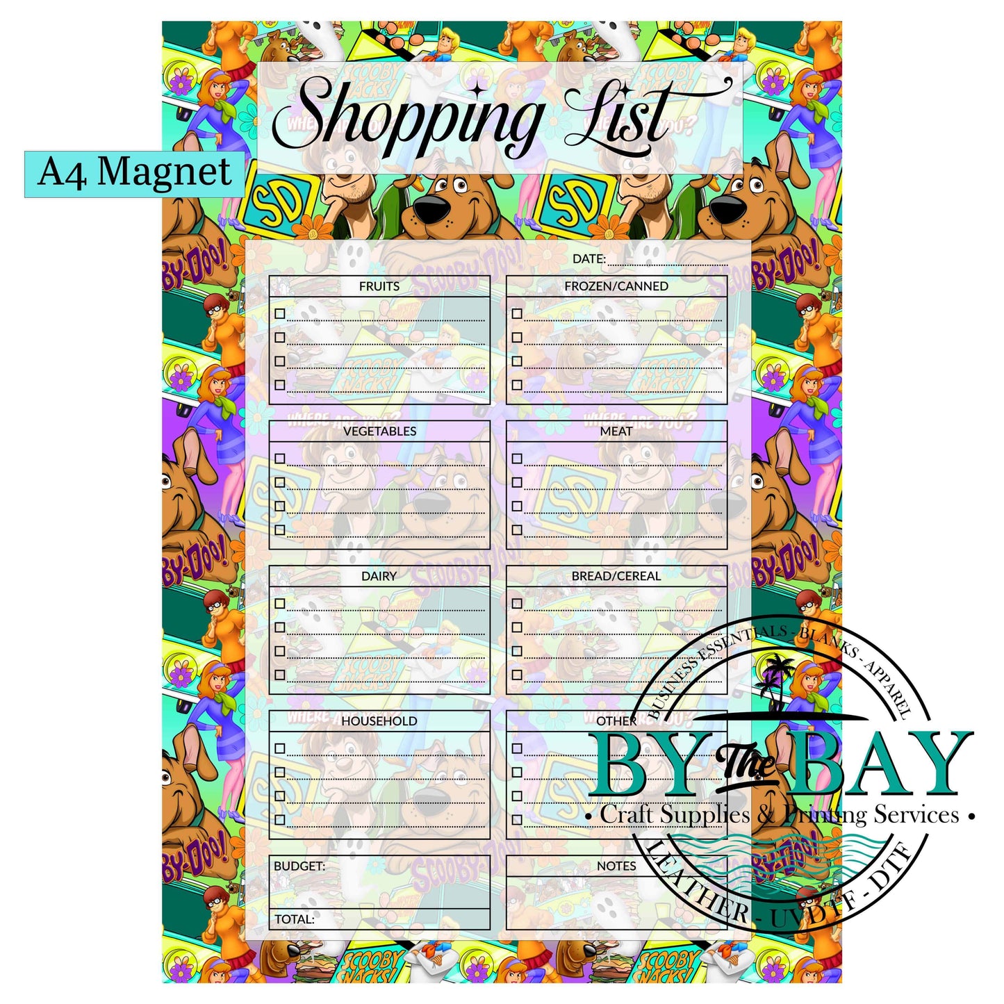 SDoo A4 Shopping List Magnet