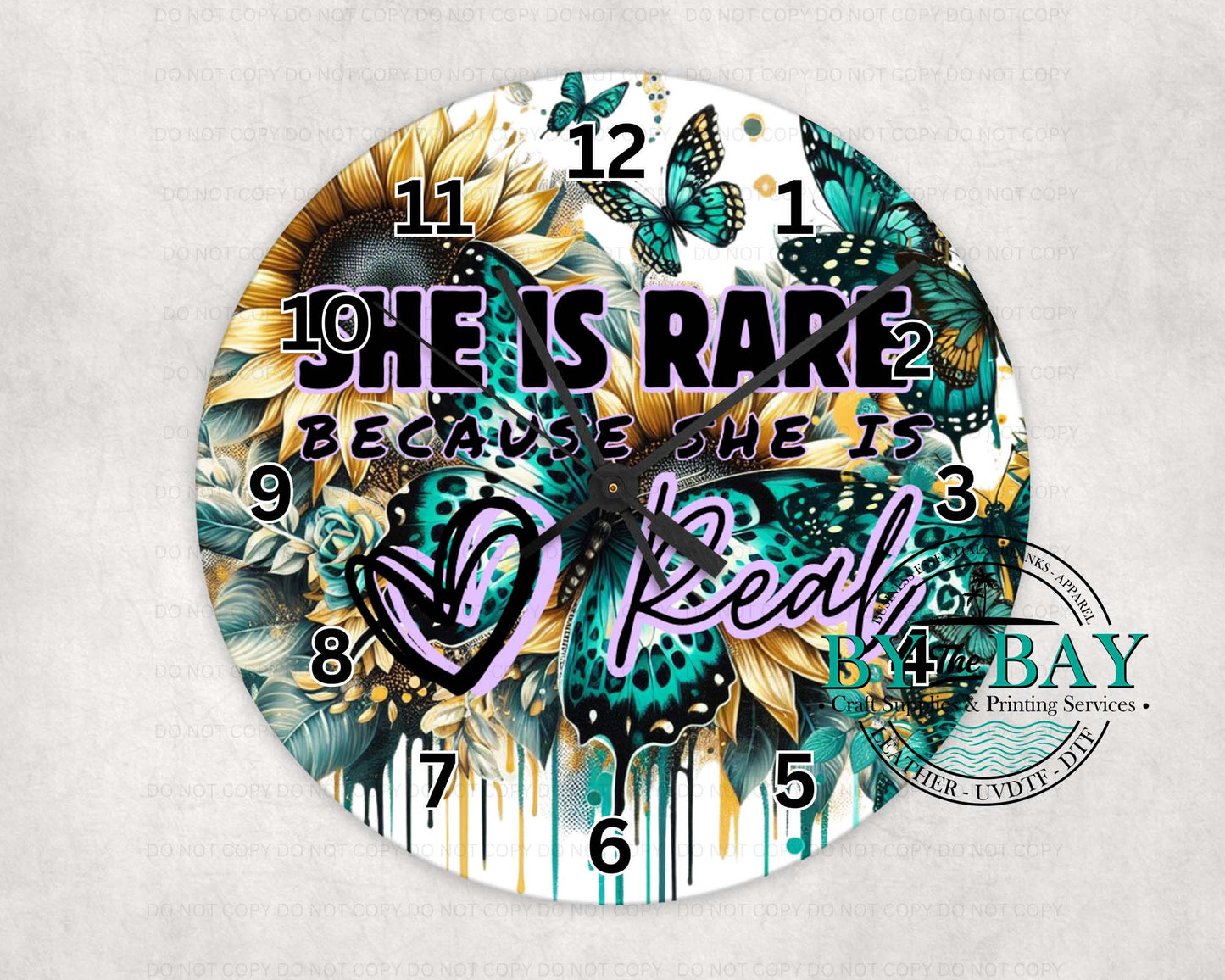 She Is Rare Clock
