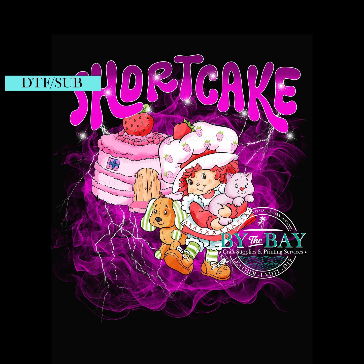 Short Cake Half Tone Print