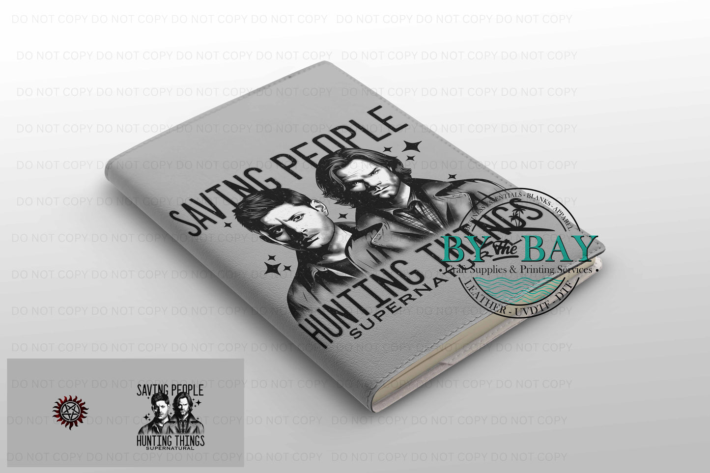 SNatural Grey - Ready made notepad Cover (Notepad & Pocket options available)