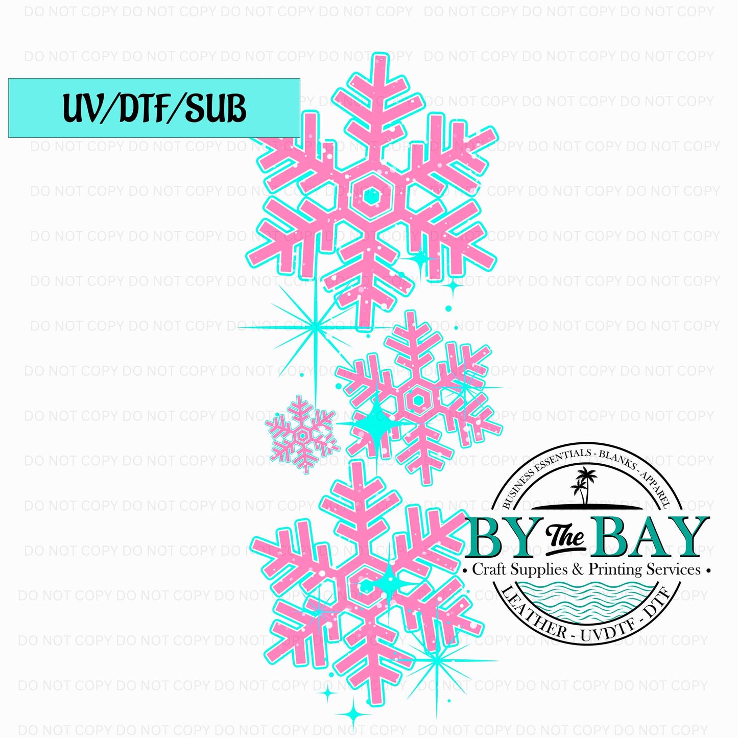 Xmas Sleeve Pink UV/DTF/SUB Print